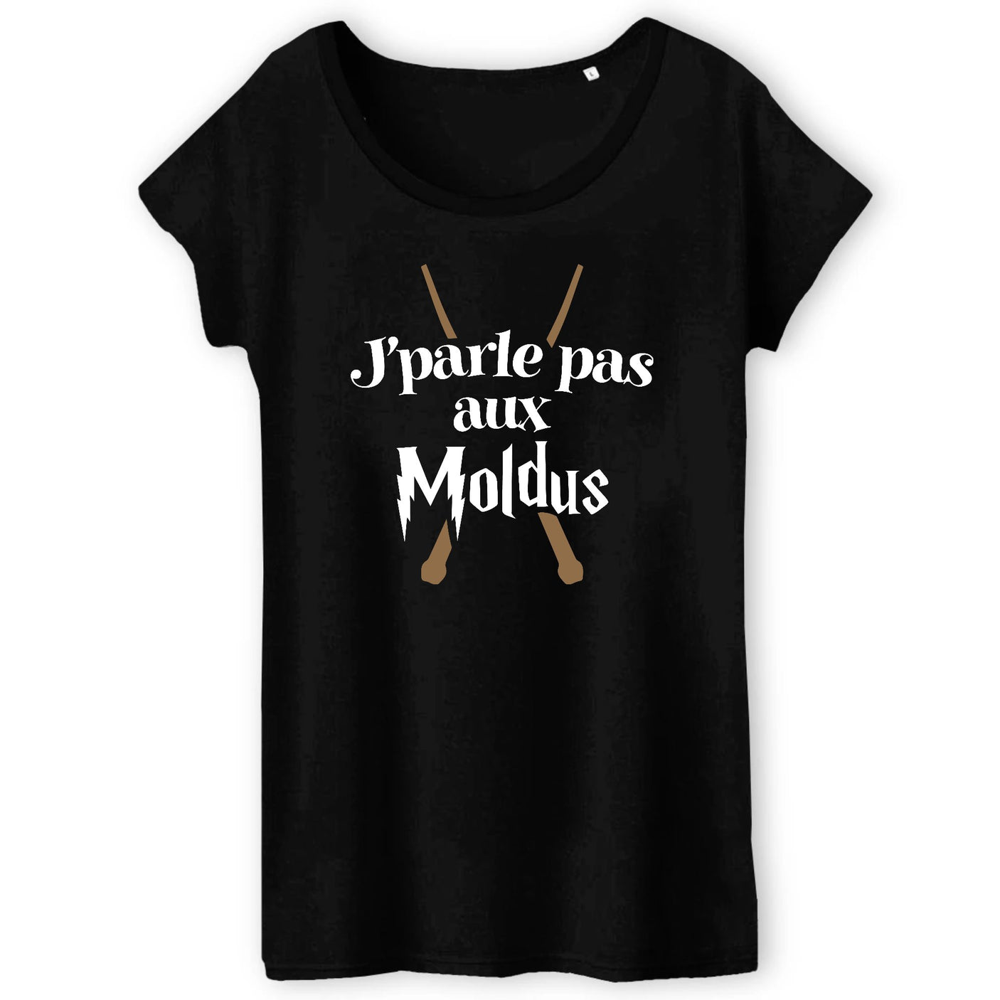 T-Shirt Femme J'parle pas aux Moldus