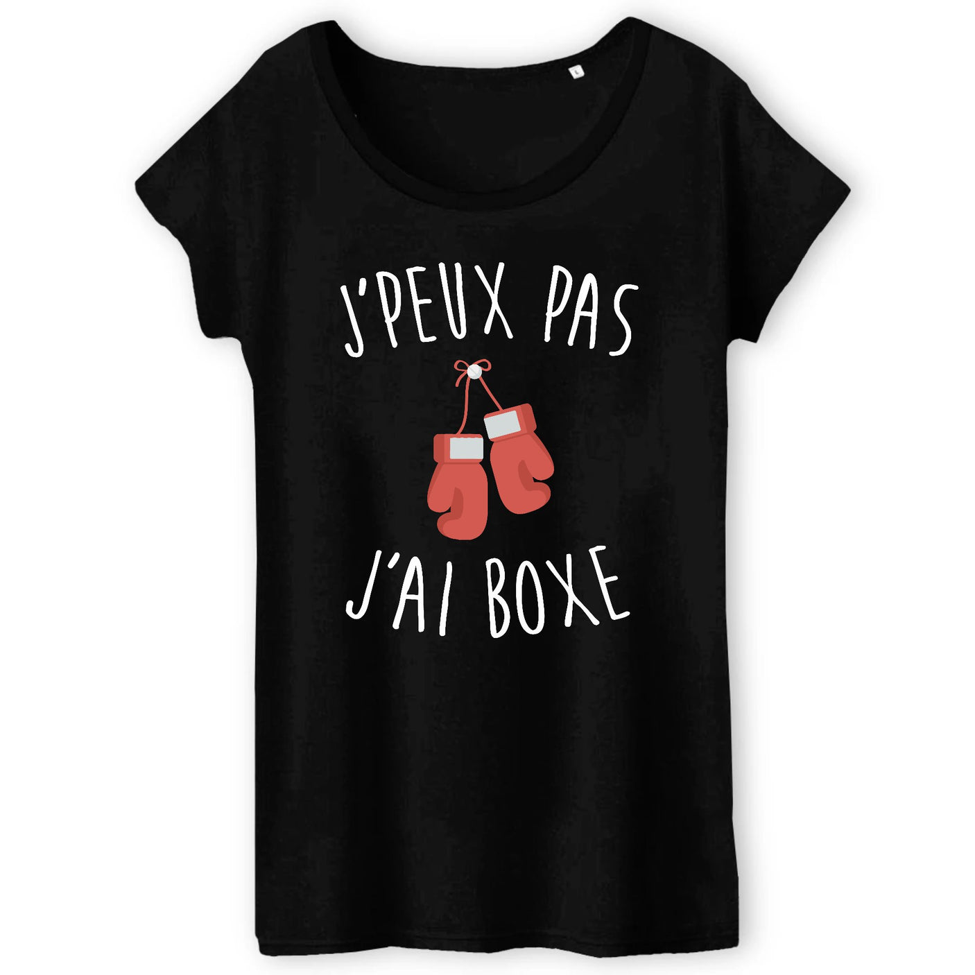 T-Shirt Femme J'peux pas j'ai boxe
