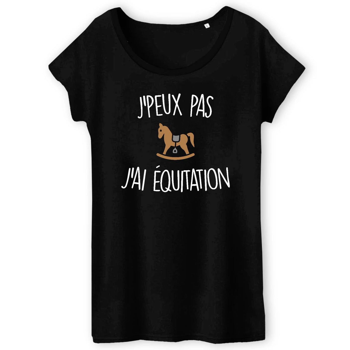 T-Shirt Femme J'peux pas j'ai équitation