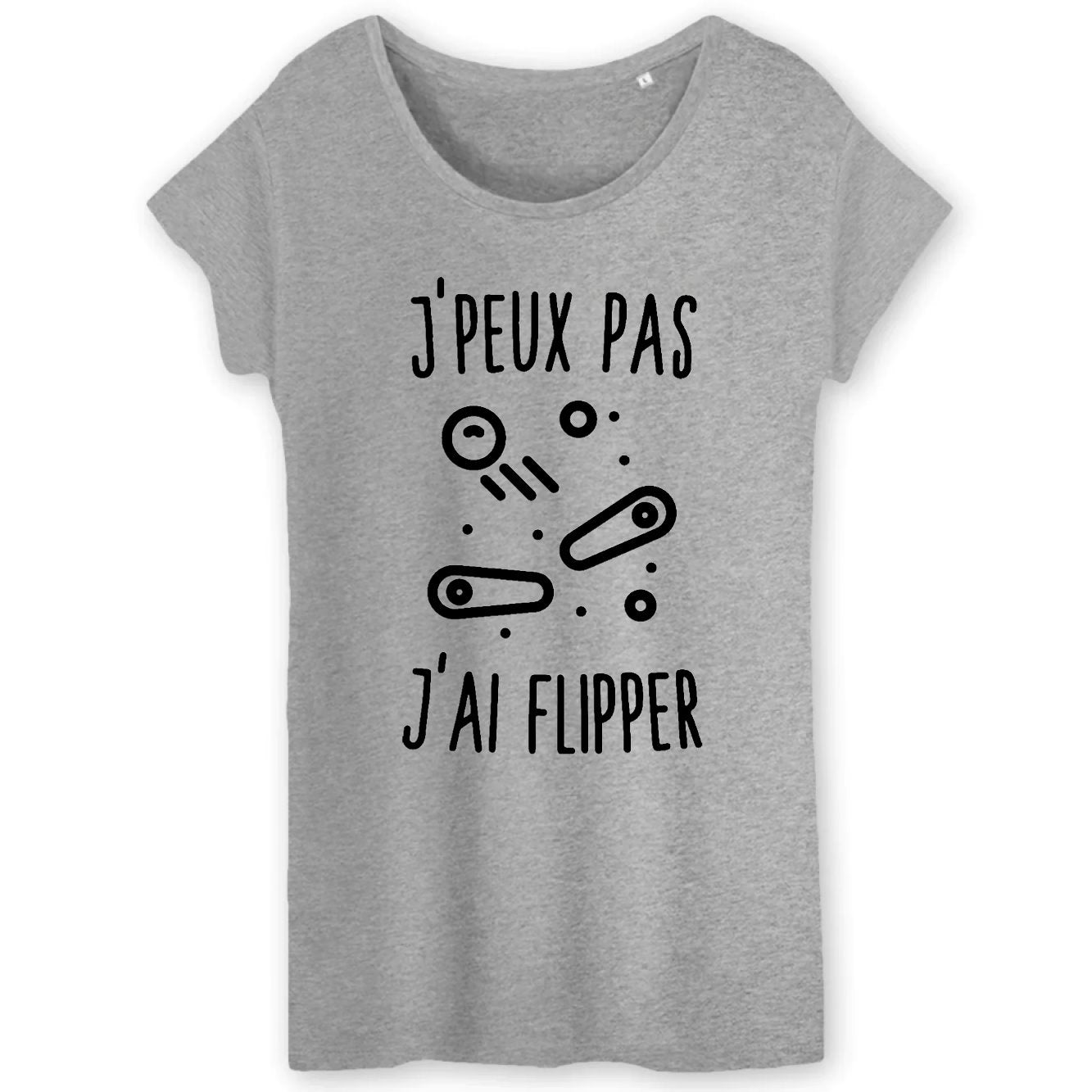 T-Shirt Femme J'peux pas j'ai flipper