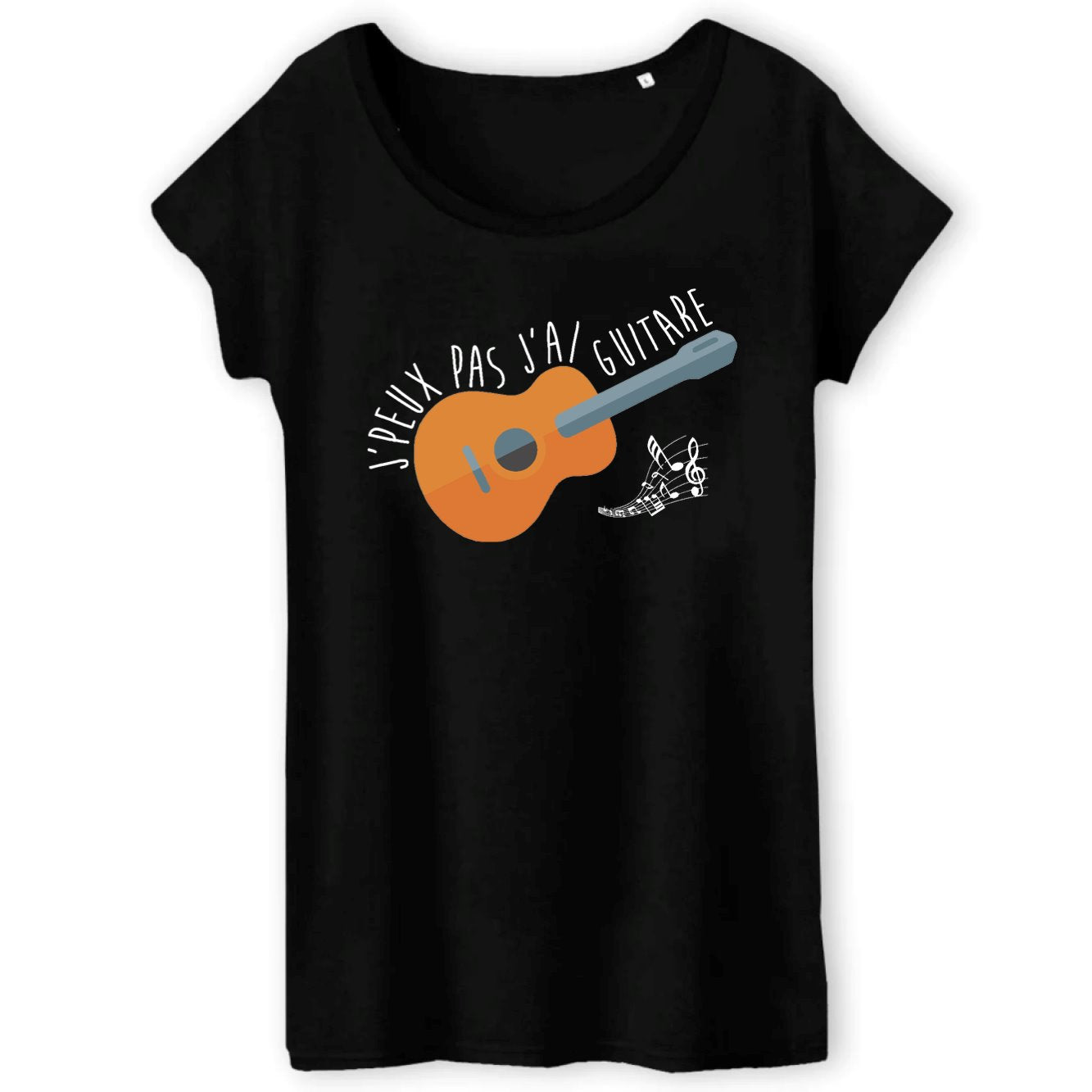 T-Shirt Femme J'peux pas j'ai guitare