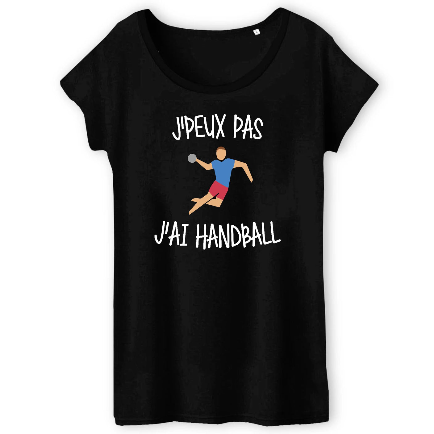 T-Shirt Femme J'peux pas j'ai handball