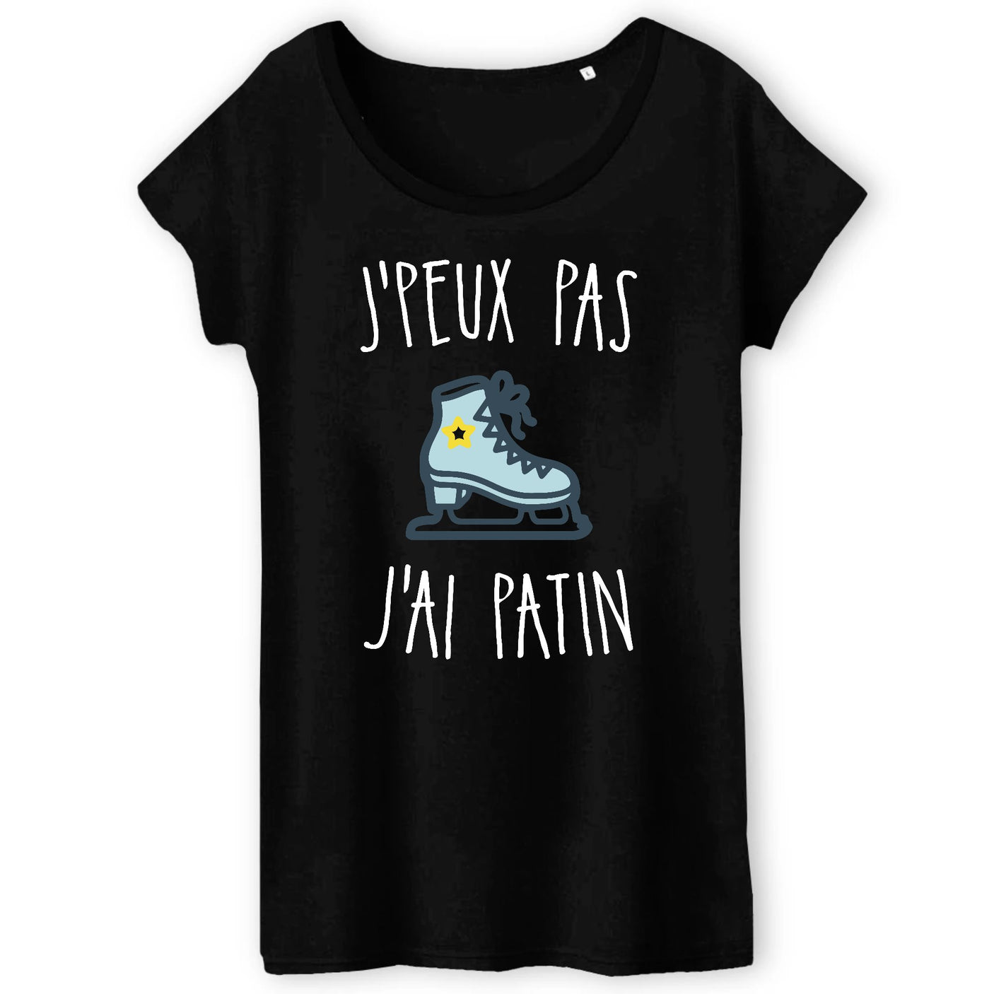 T-Shirt Femme J'peux pas j'ai patin