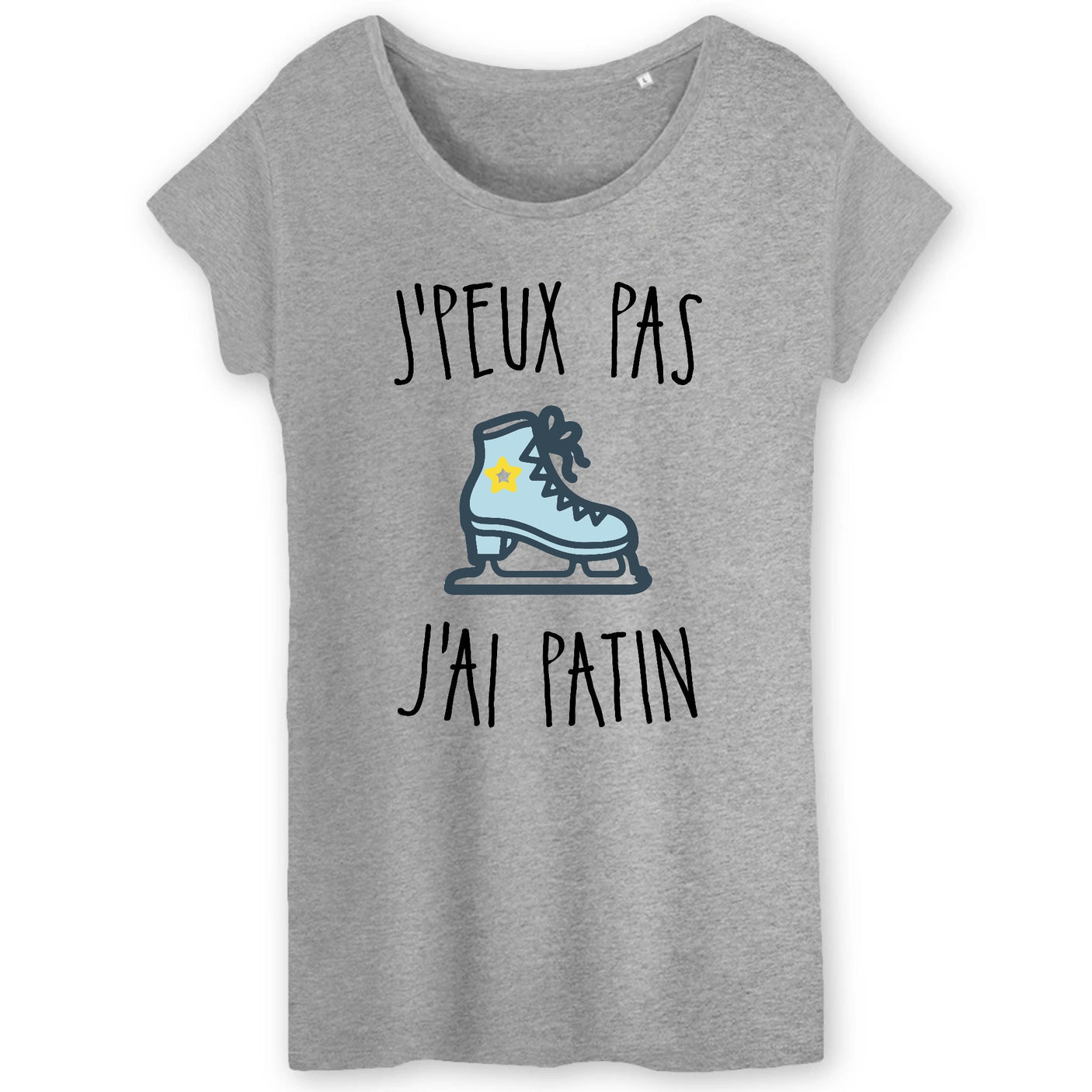 T-Shirt Femme J'peux pas j'ai patin