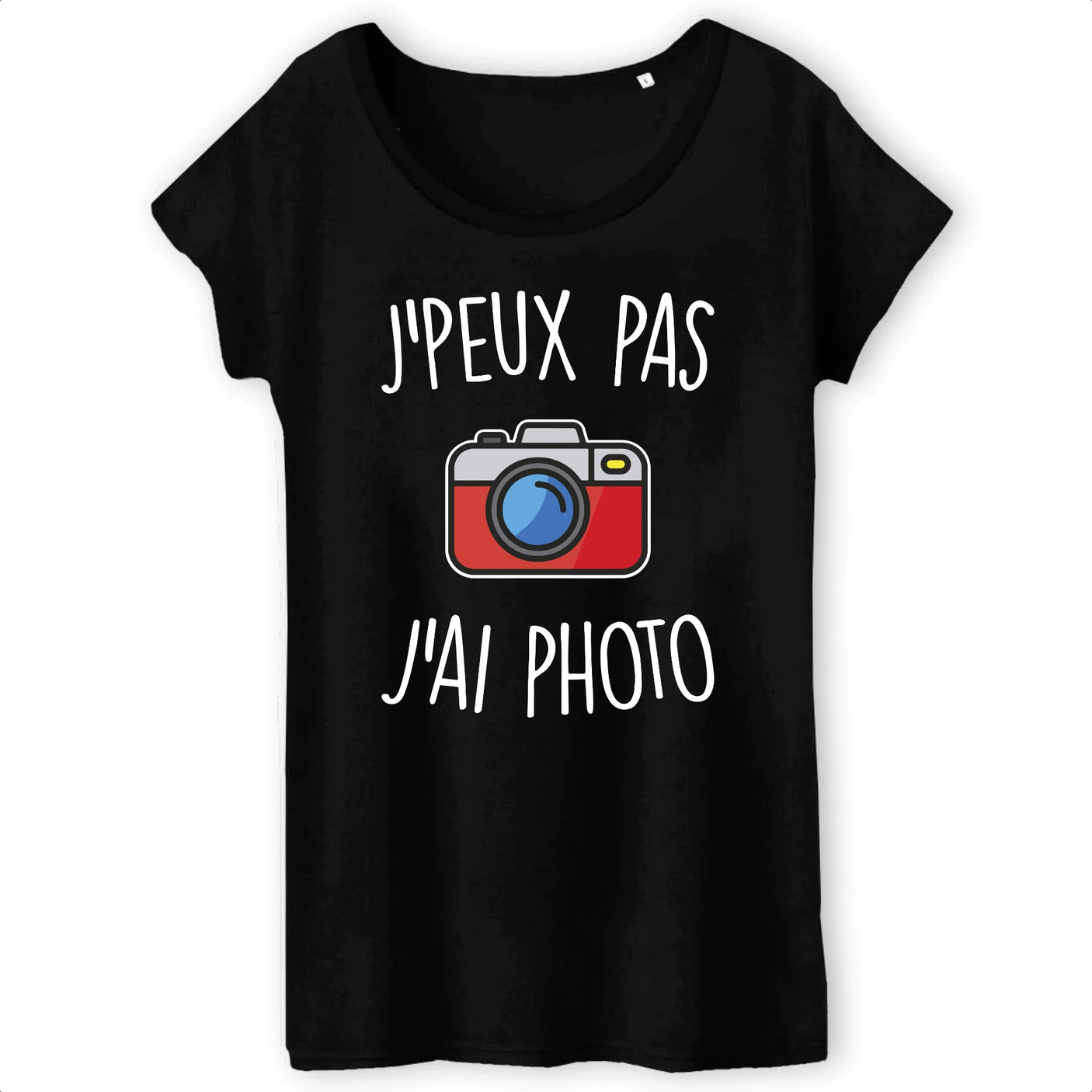 T-Shirt Femme J'peux pas j'ai photo