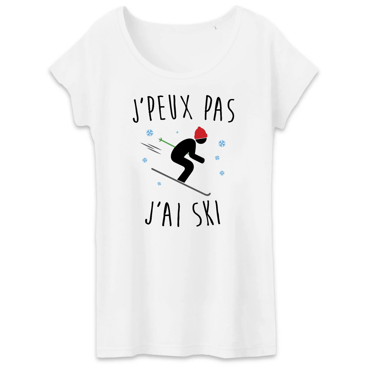T-Shirt Femme J'peux pas j'ai ski
