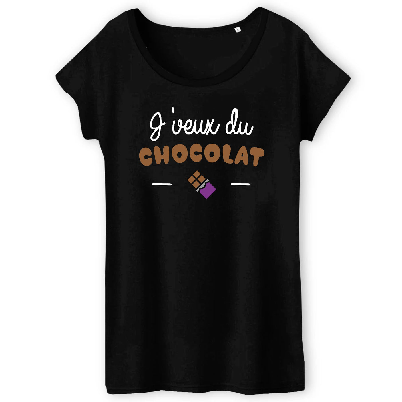 T-Shirt Femme J'veux du chocolat