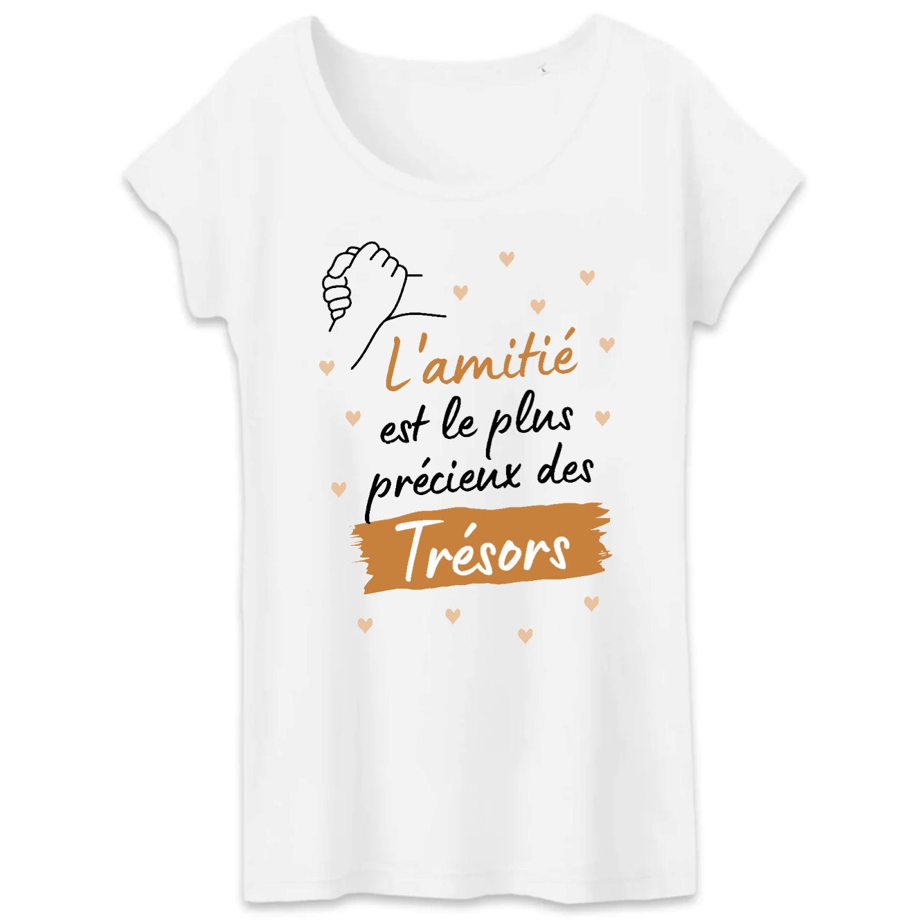 T-Shirt Femme L'amitié le plus précieux des trésors