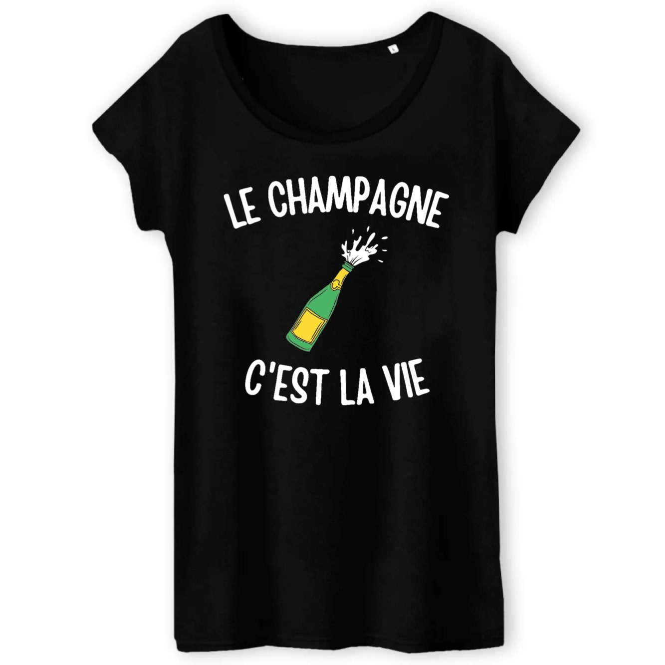 T-Shirt Femme Le champagne c'est la vie