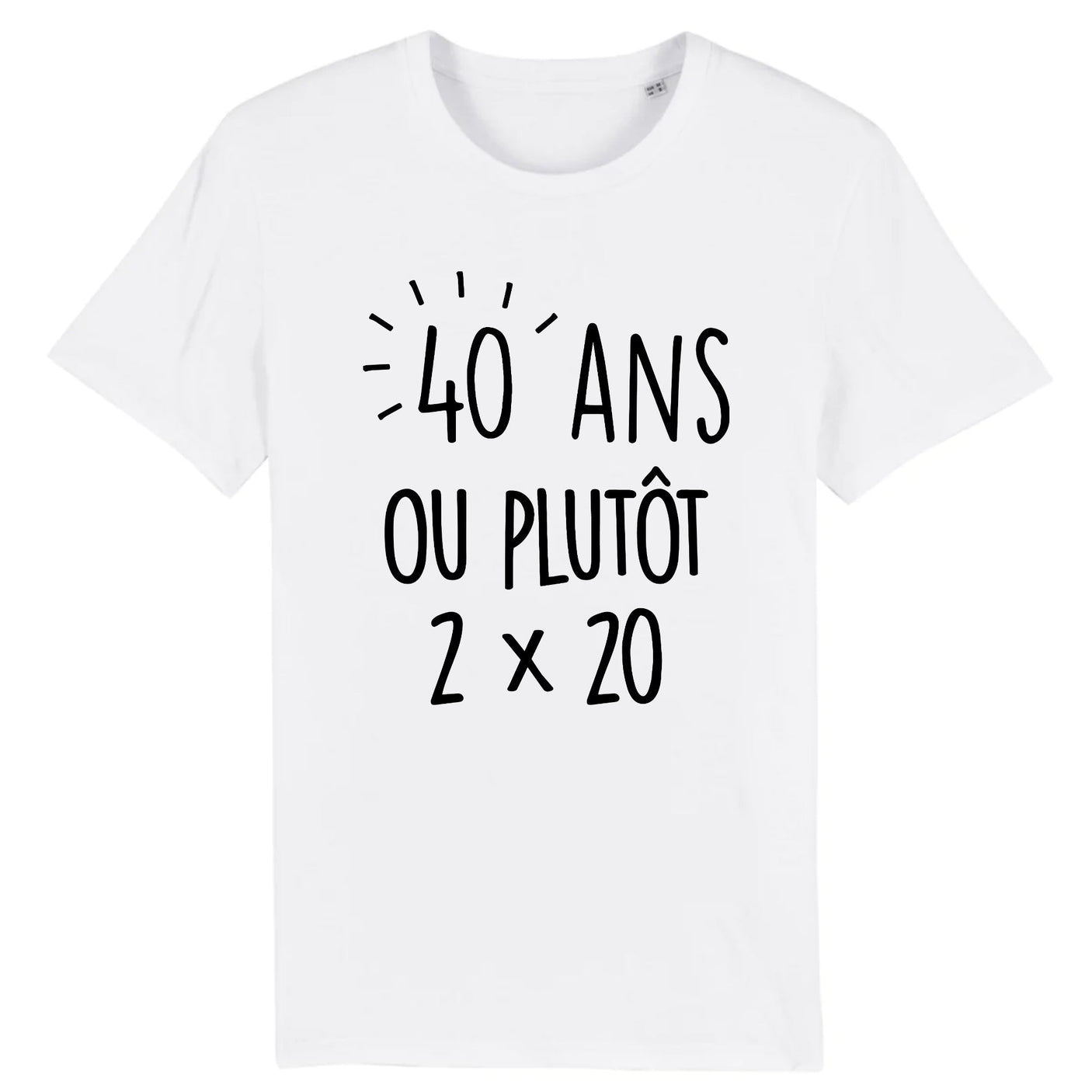 T-Shirt Homme Anniversaire 40 ans
