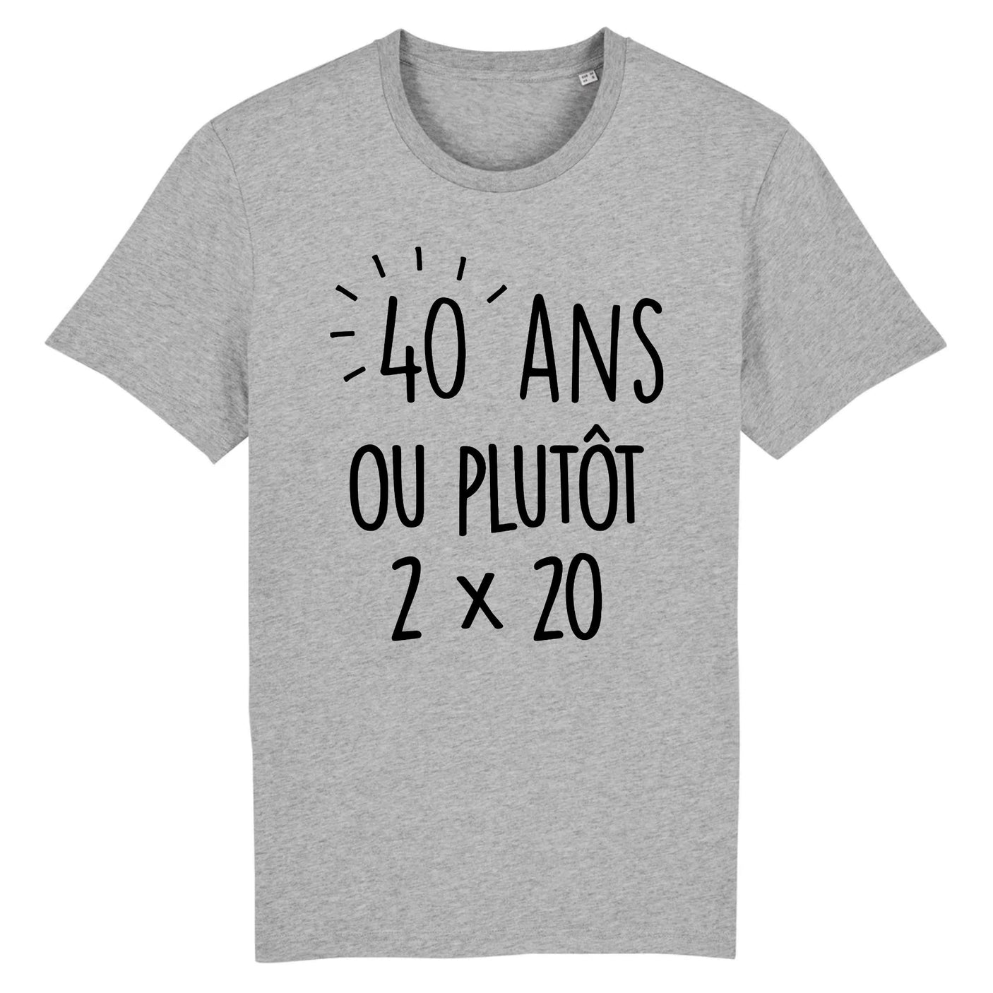 T-Shirt Homme Anniversaire 40 ans