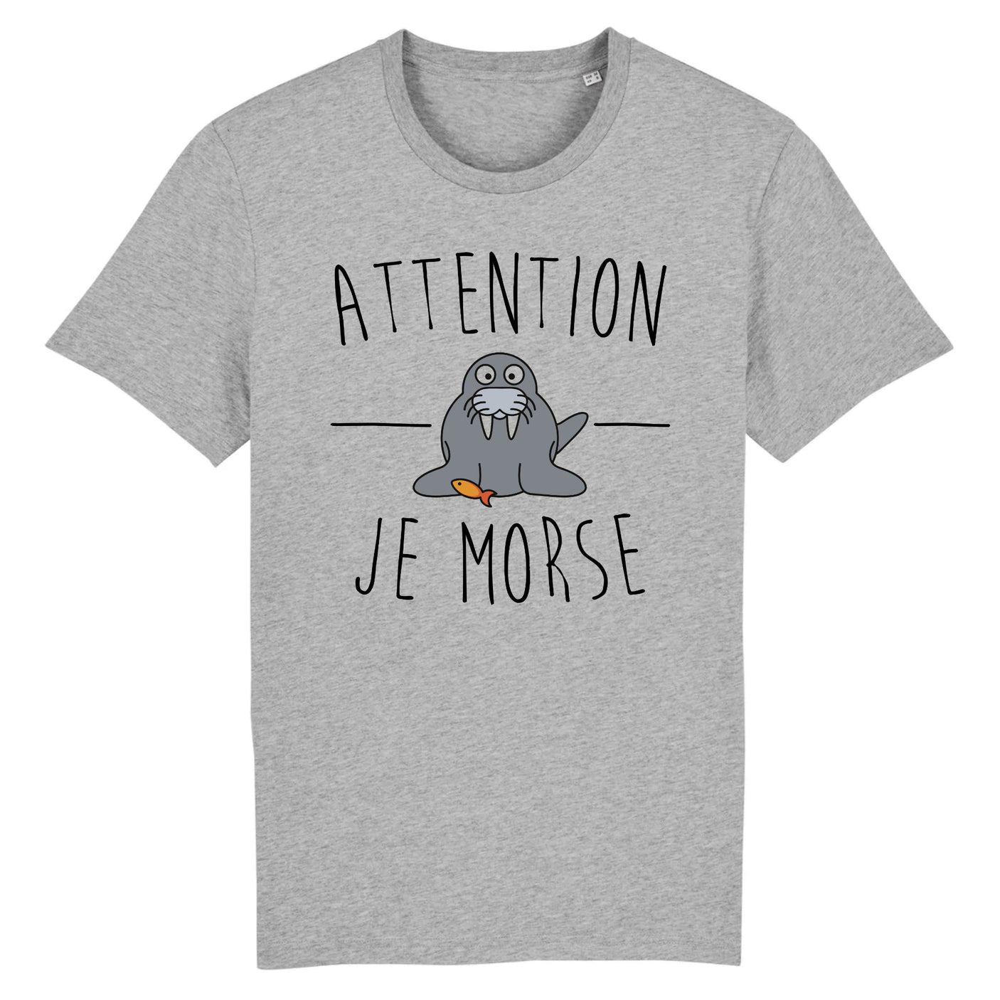 T-Shirt Homme Attention je mords