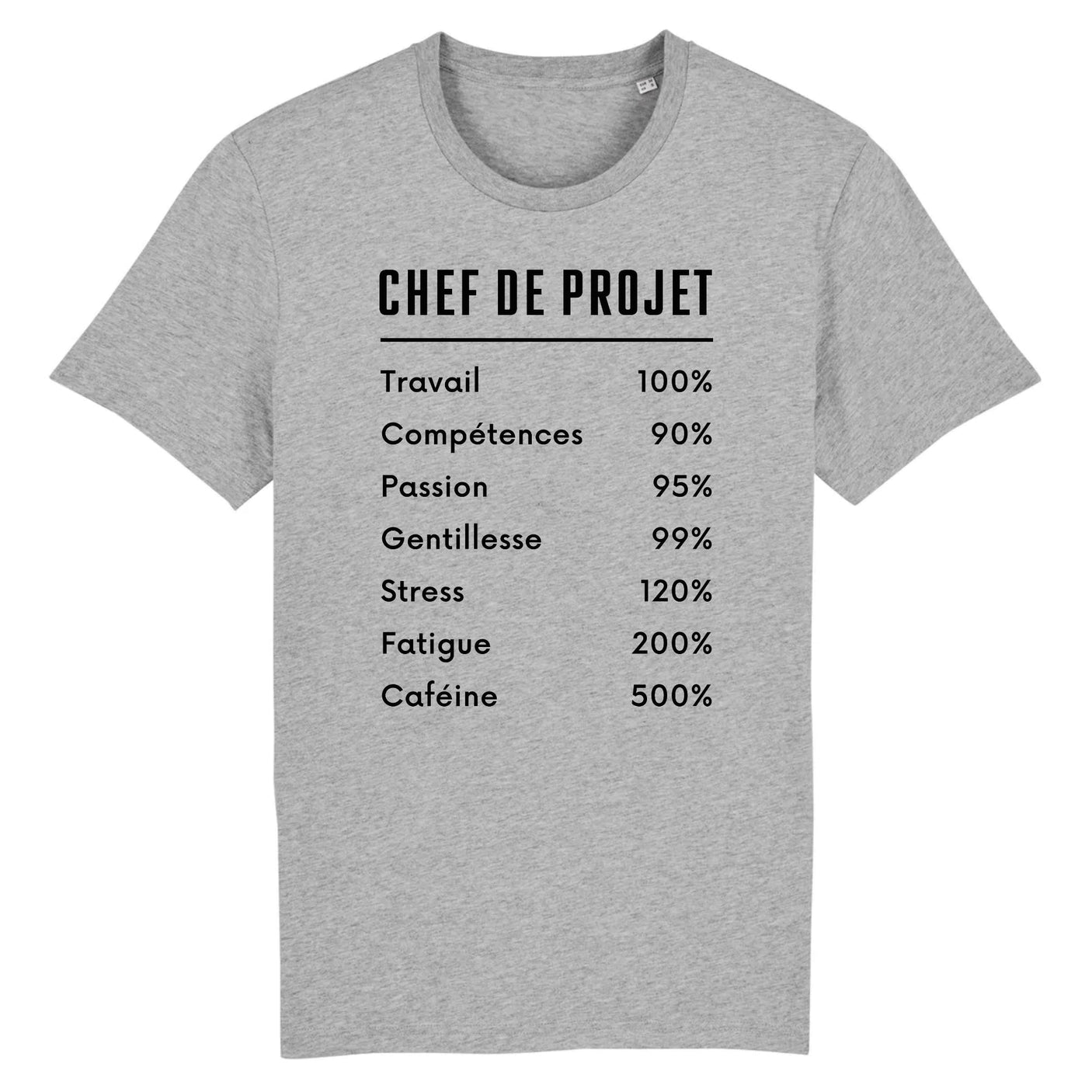 T-Shirt Homme Chef de projet