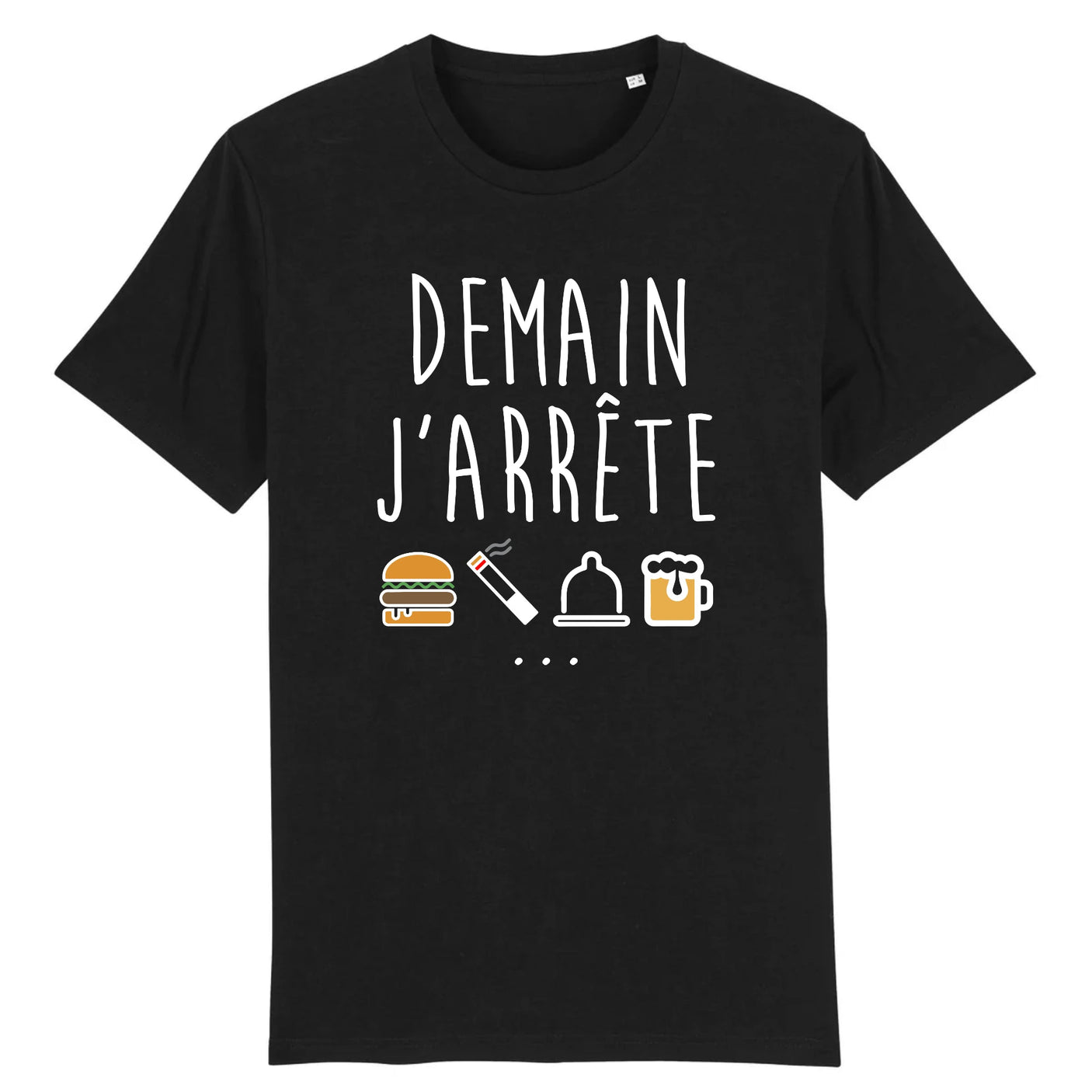 T-Shirt Homme Demain j'arrête