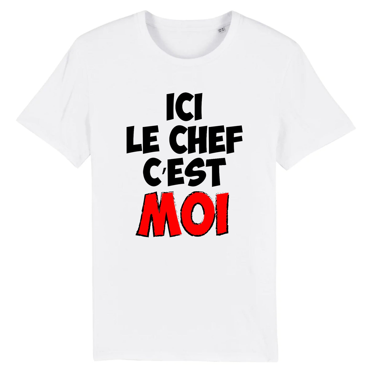 T-Shirt Homme Ici le chef c'est moi