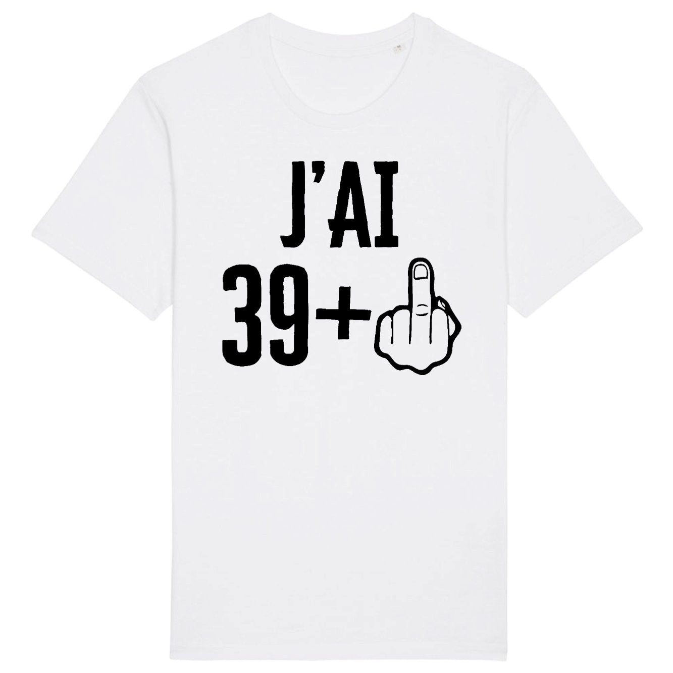 T-Shirt Homme J'ai 40 ans 39 + 1