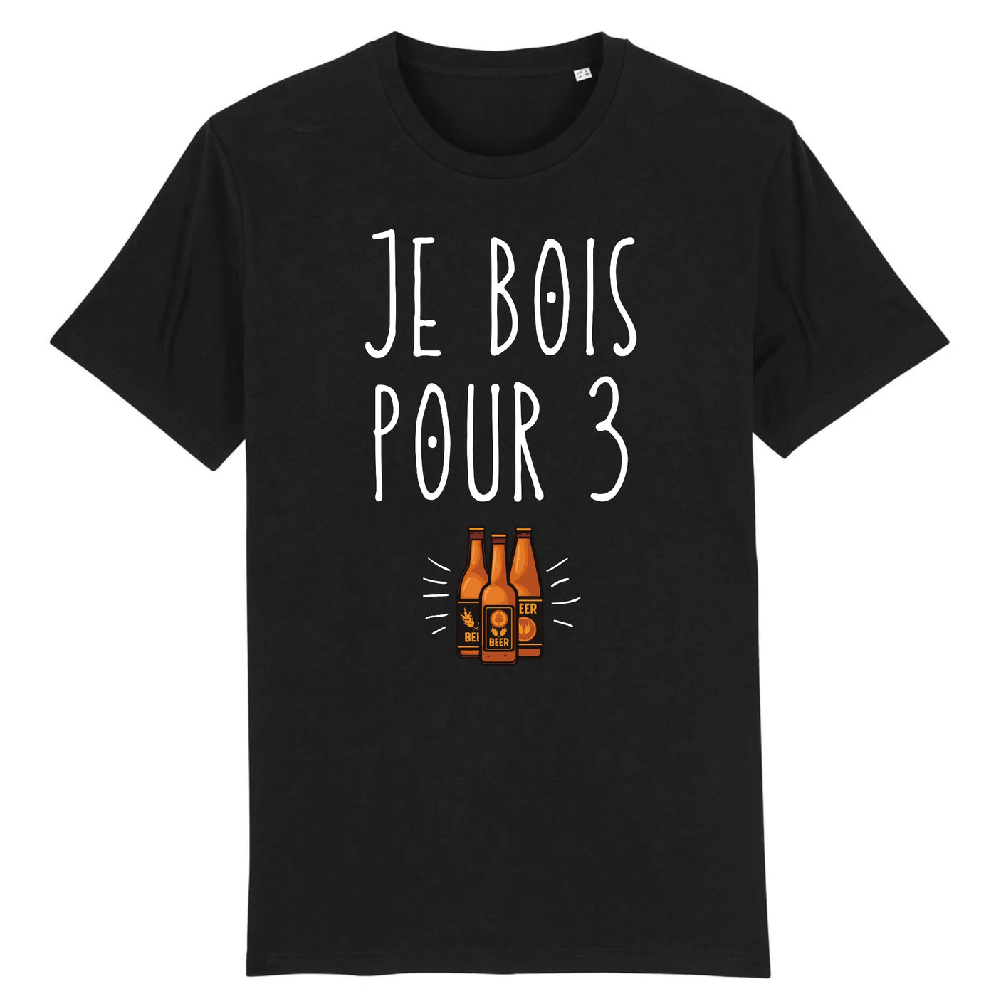 T-Shirt Homme Je bois pour 3