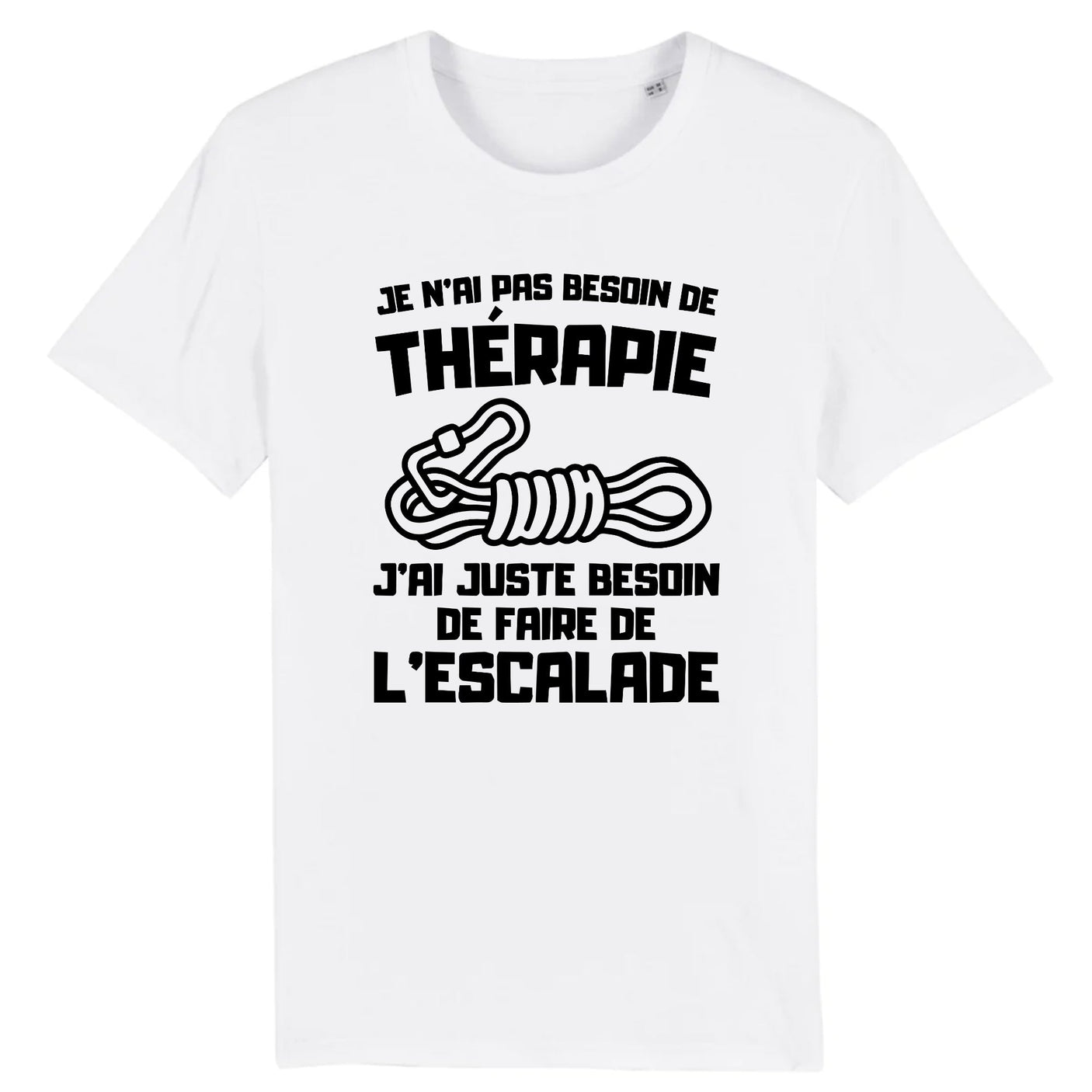 T-Shirt Homme Je n'ai pas besoin de thérapie juste d'escalade