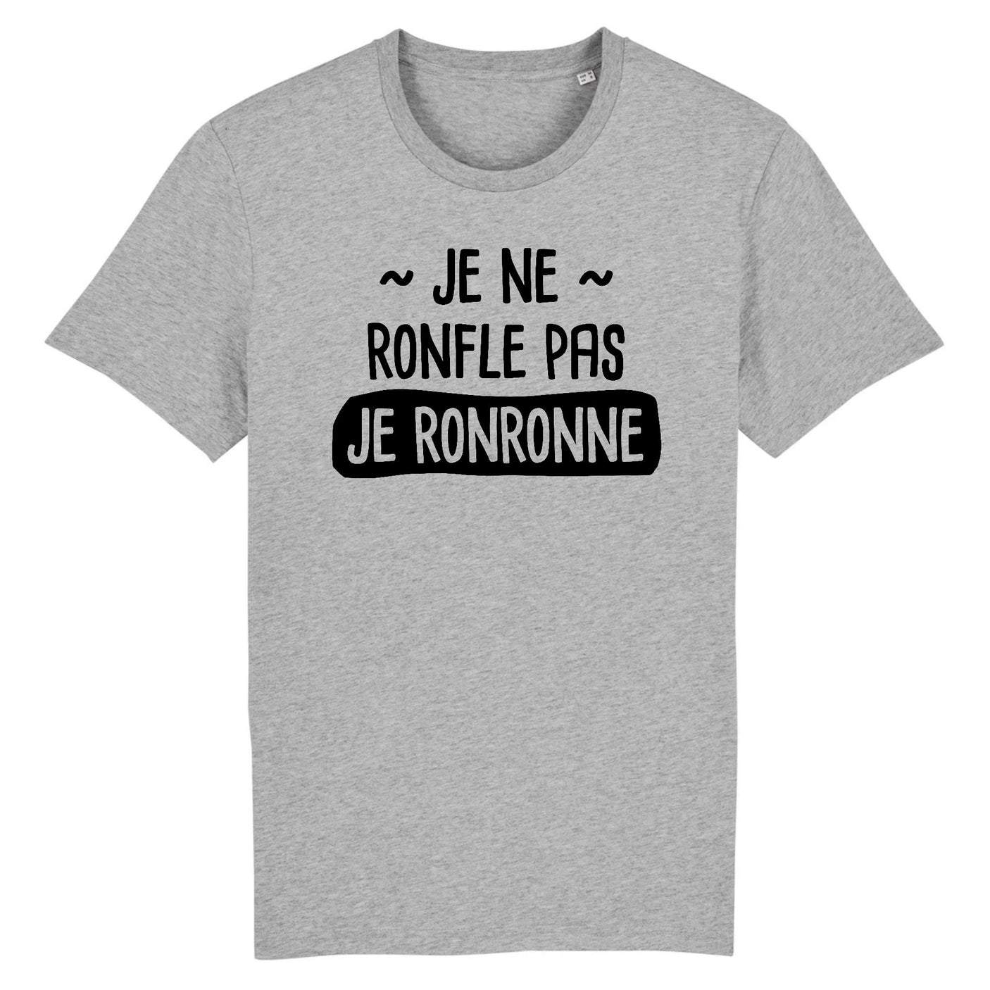 T-Shirt Homme Je ne ronfle pas je ronronne