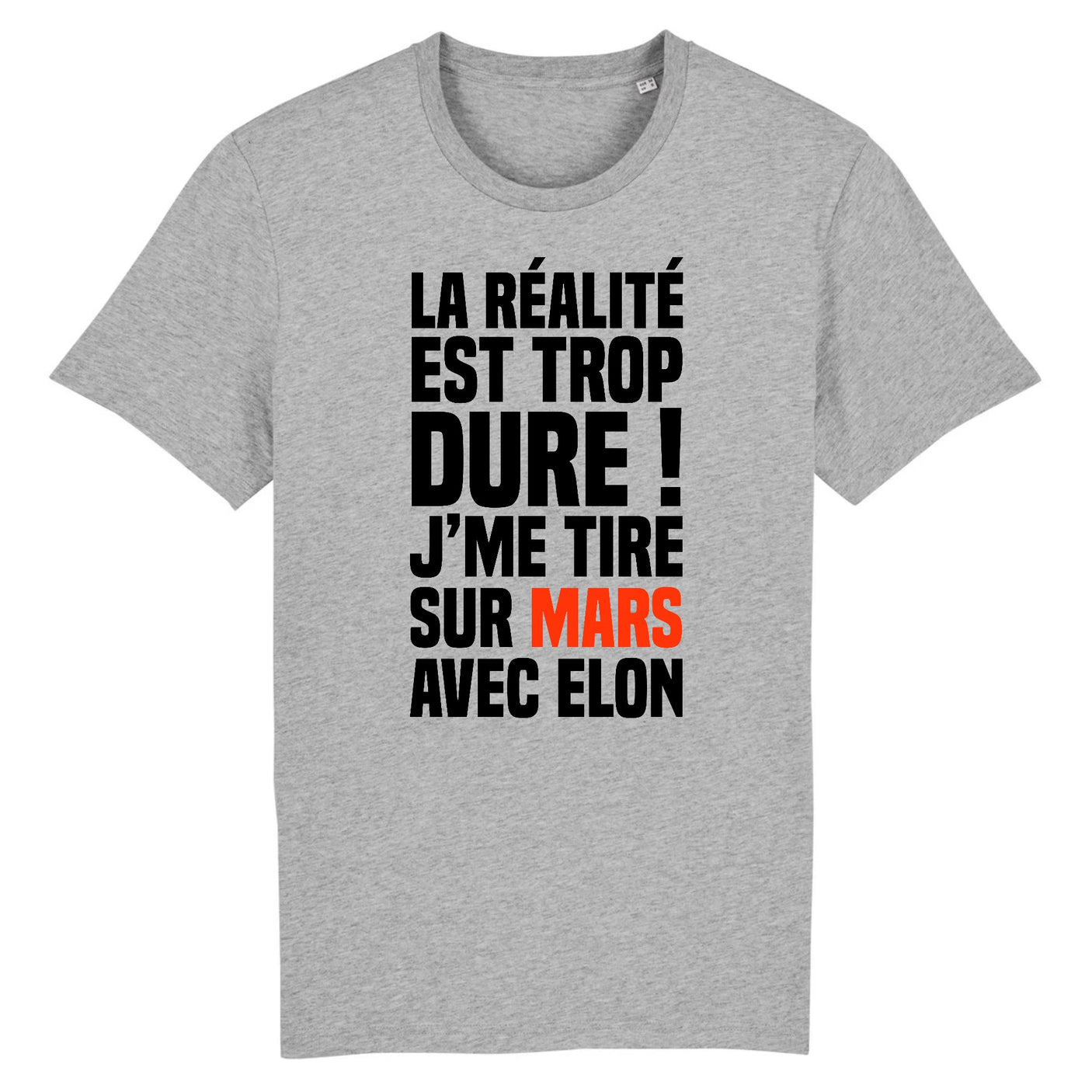 T-Shirt Homme J'me tire sur Mars avec Elon