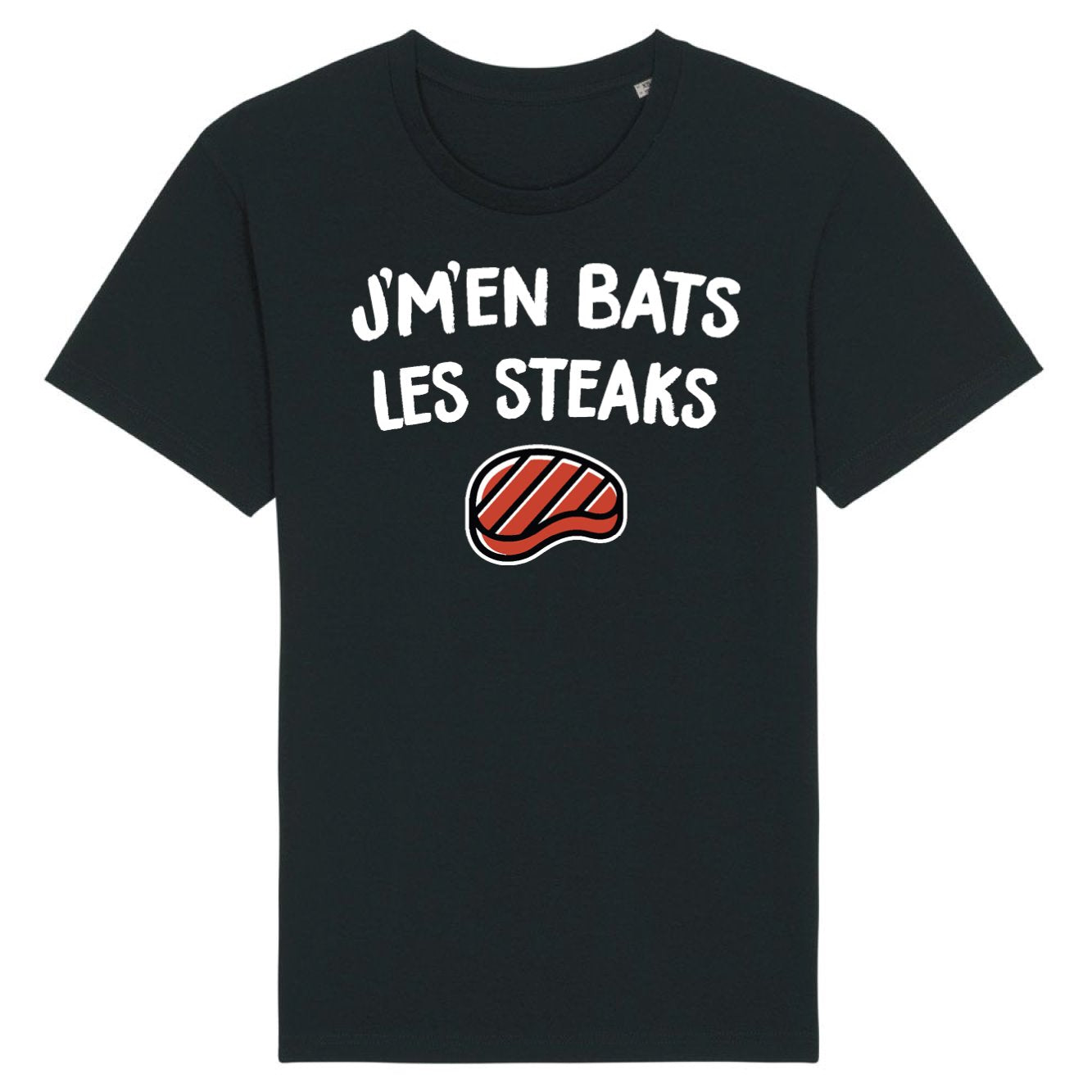 T-Shirt Homme J'm'en bats les steaks