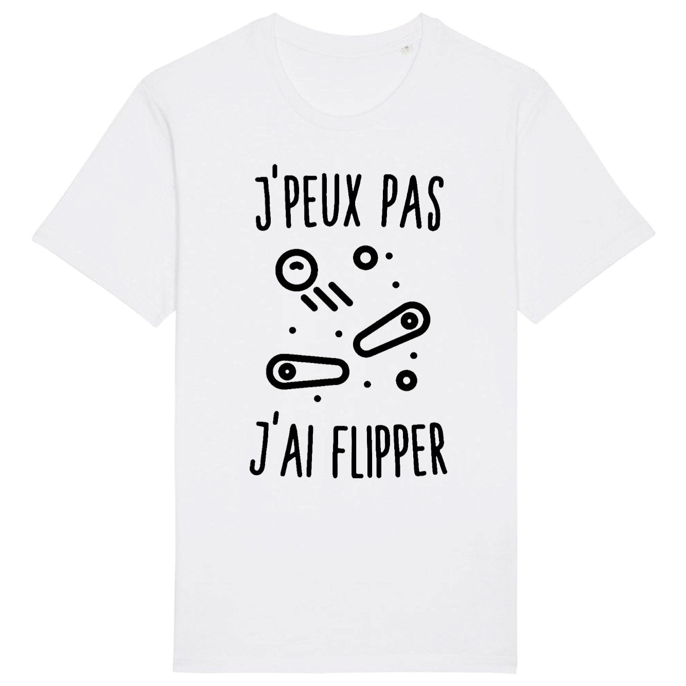 T-Shirt Homme J'peux pas j'ai flipper