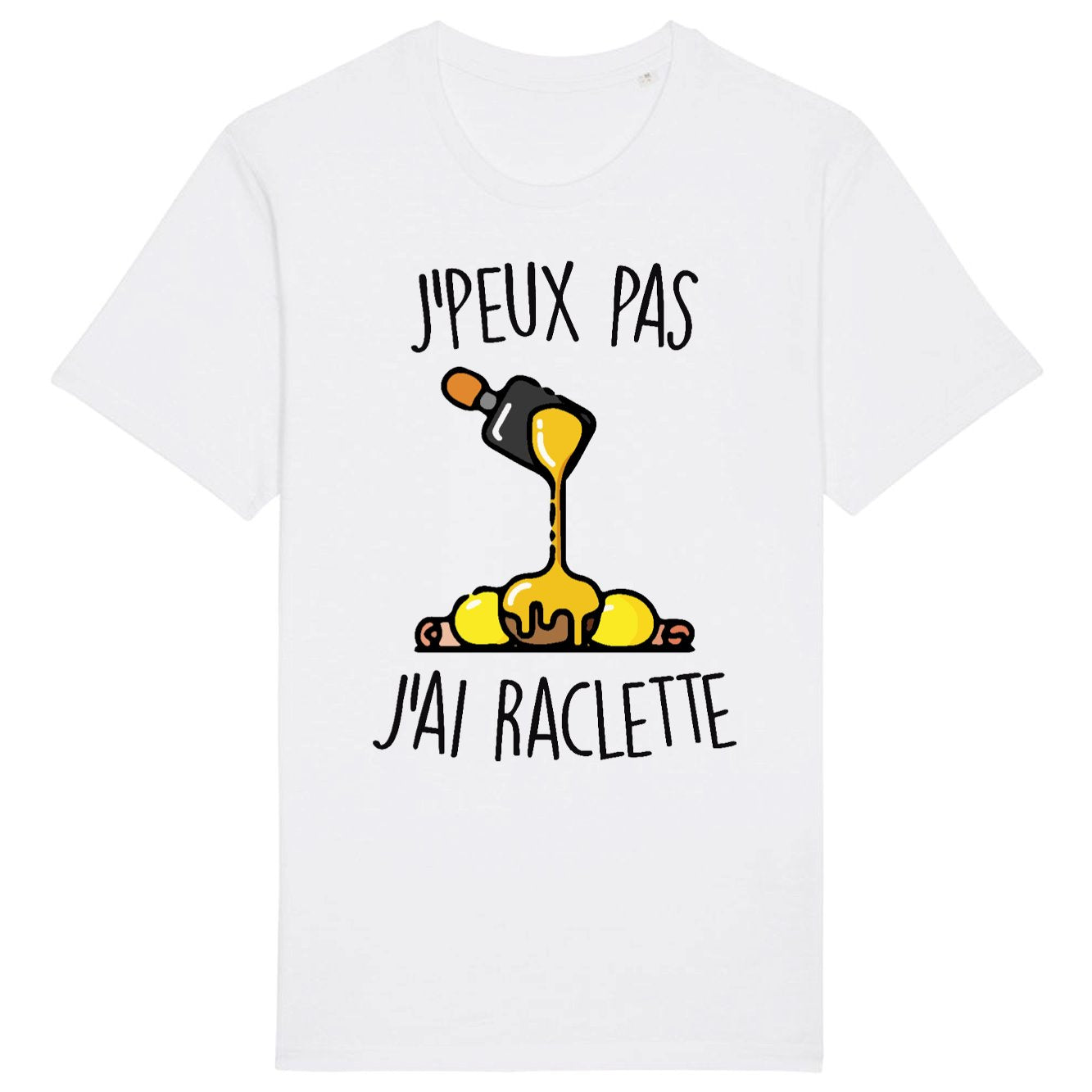 T-Shirt Homme J'peux pas j'ai raclette
