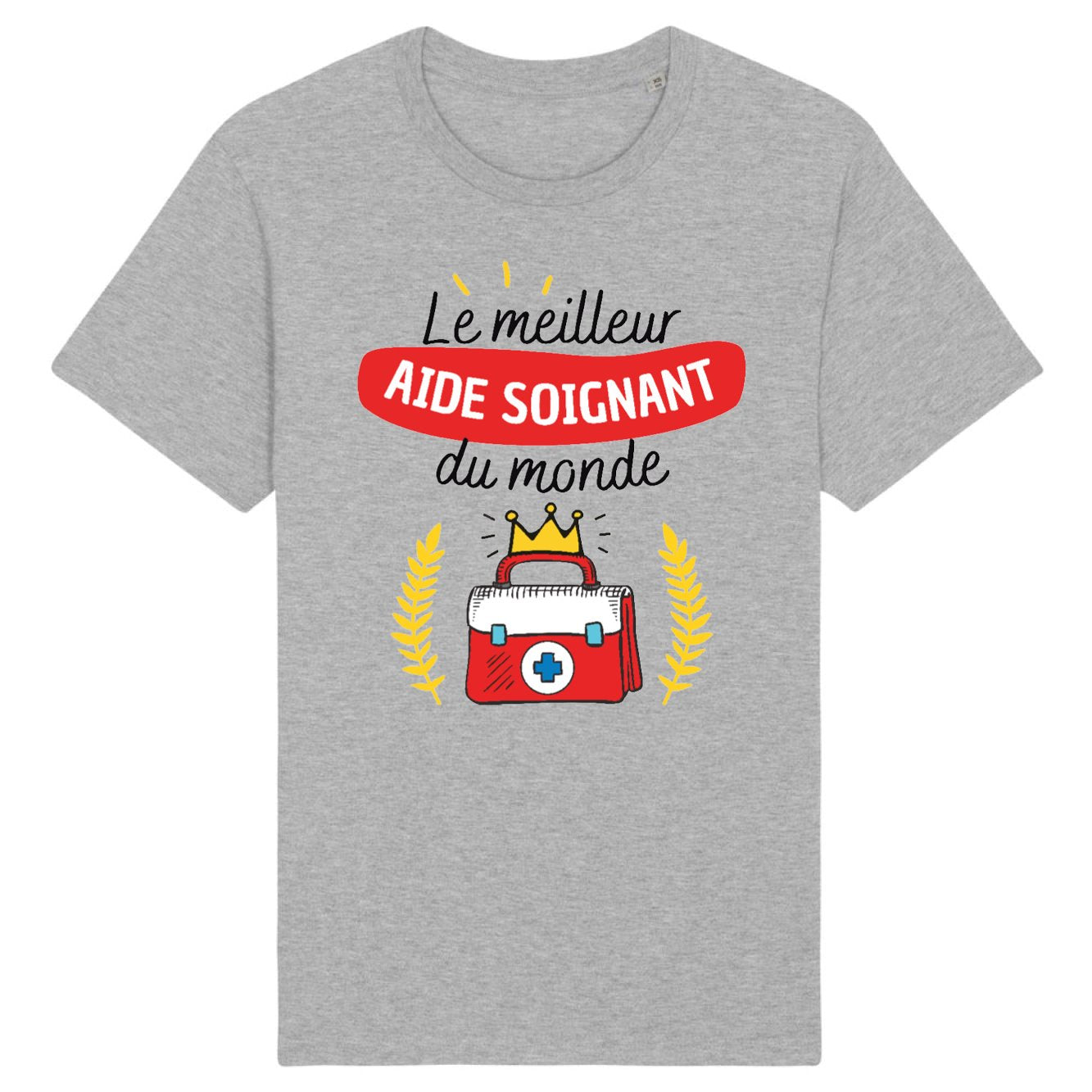 T-Shirt Homme Le meilleur aide soignant du monde