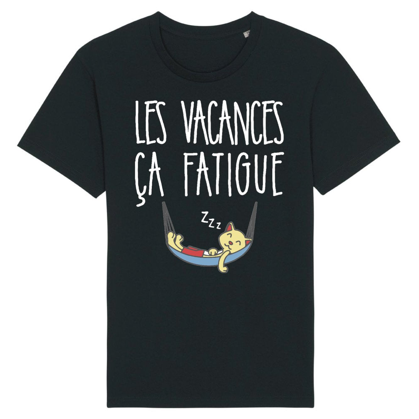 T-Shirt Homme Les vacances ça fatigue
