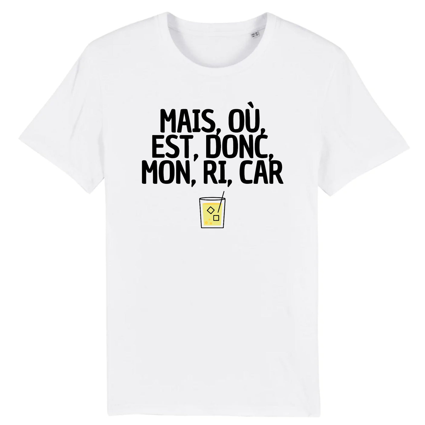 T-Shirt Homme Mais, où, est, donc, mon, ri, car