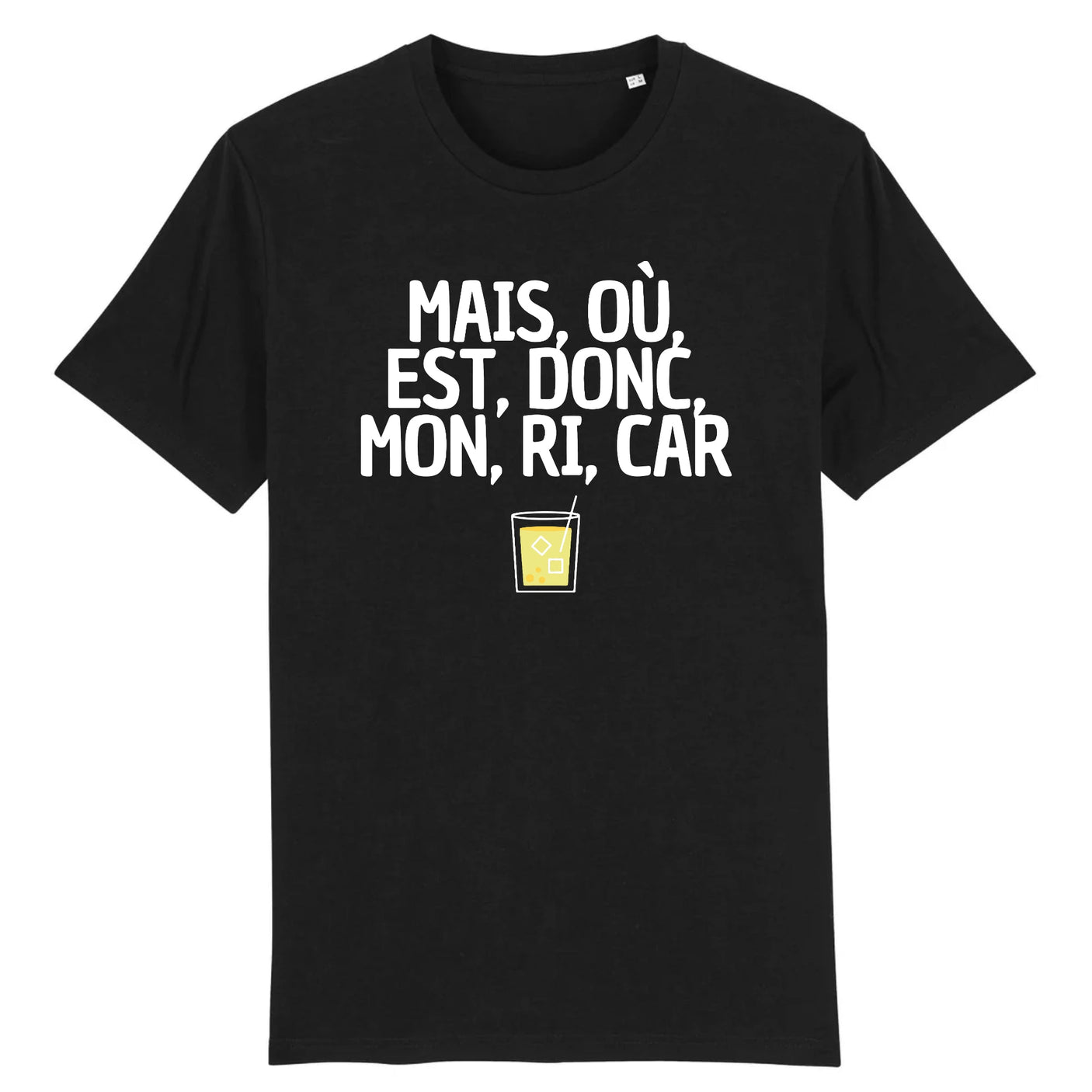 T-Shirt Homme Mais, où, est, donc, mon, ri, car