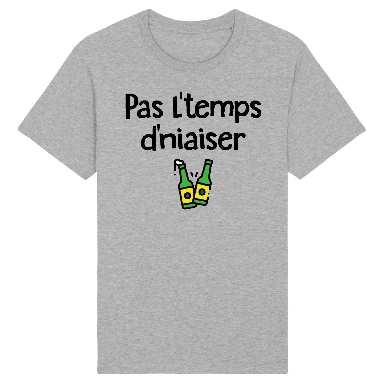 T-Shirt Homme Pas l'temps d'niaiser