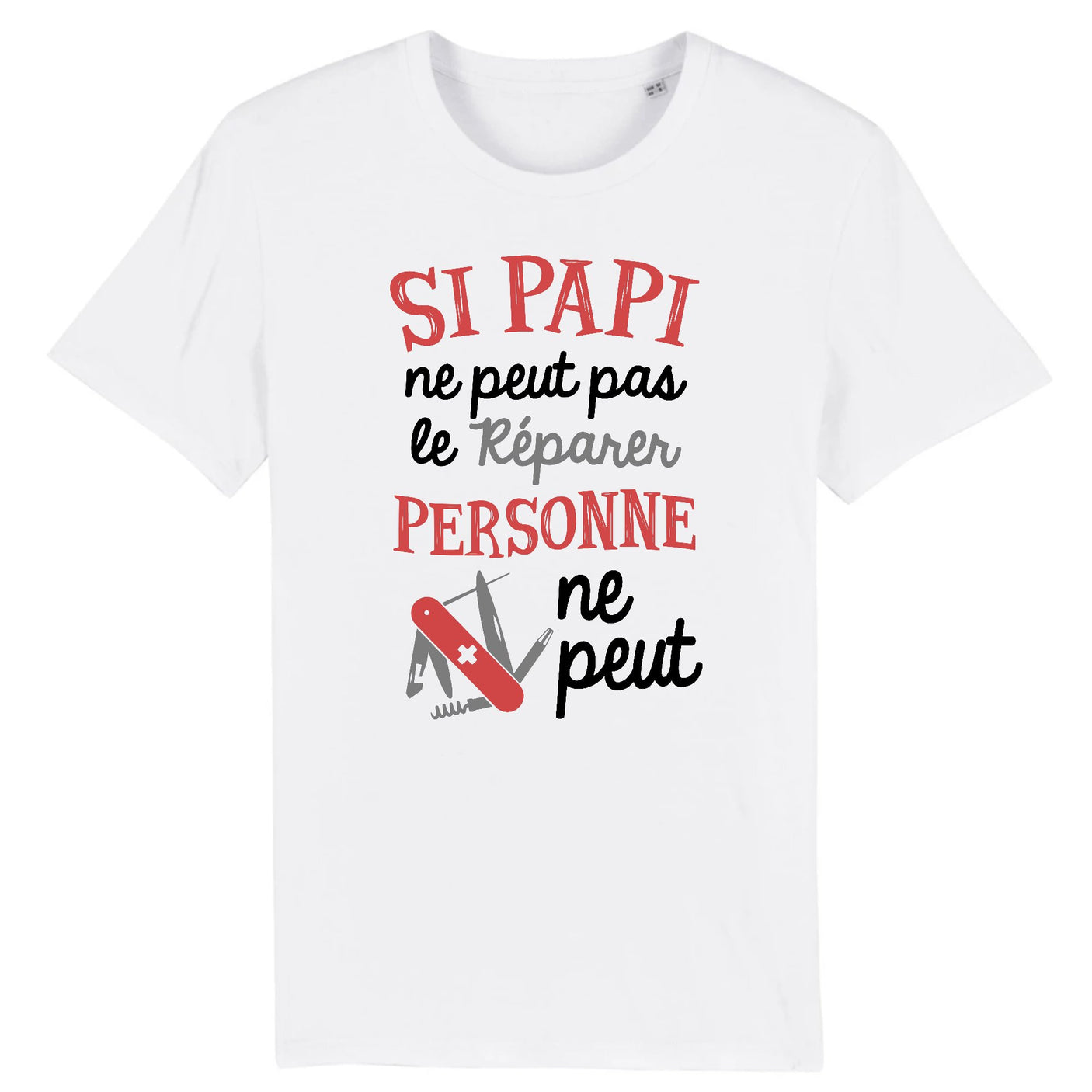 T-Shirt Homme Si papi ne peut pas pas le réparer