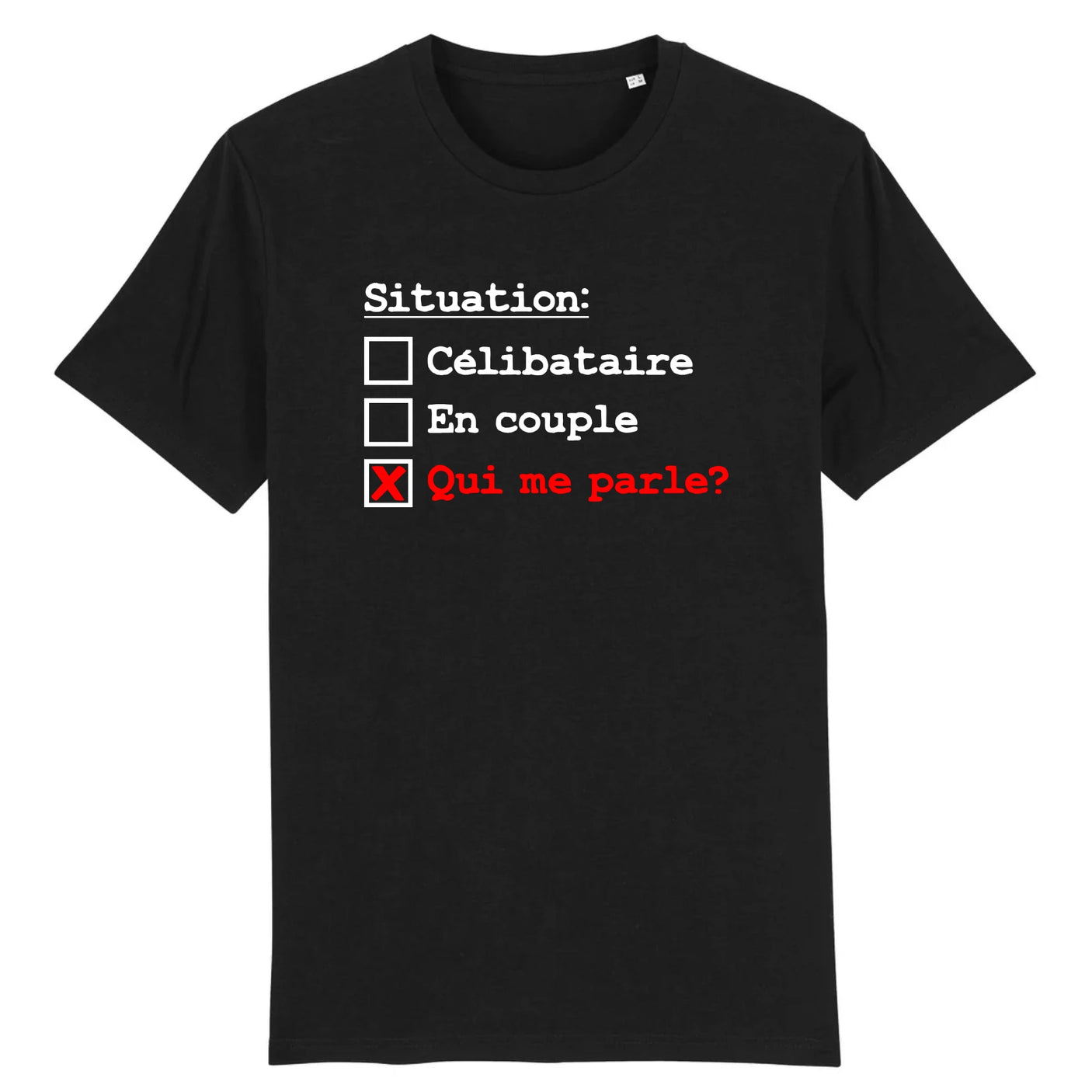 T-Shirt Homme Situation célibataire