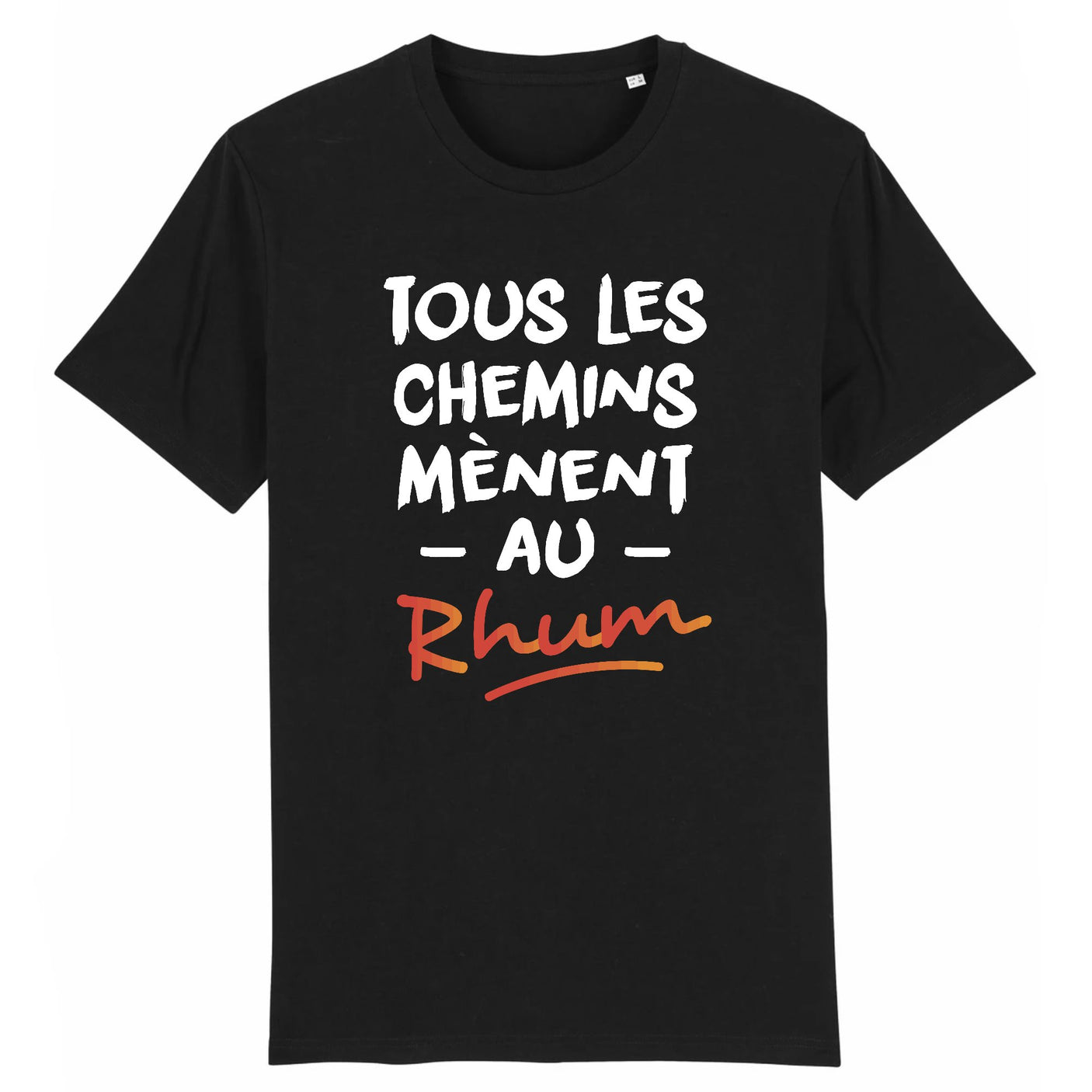 T-Shirt Homme Tous les chemins mènent au Rhum