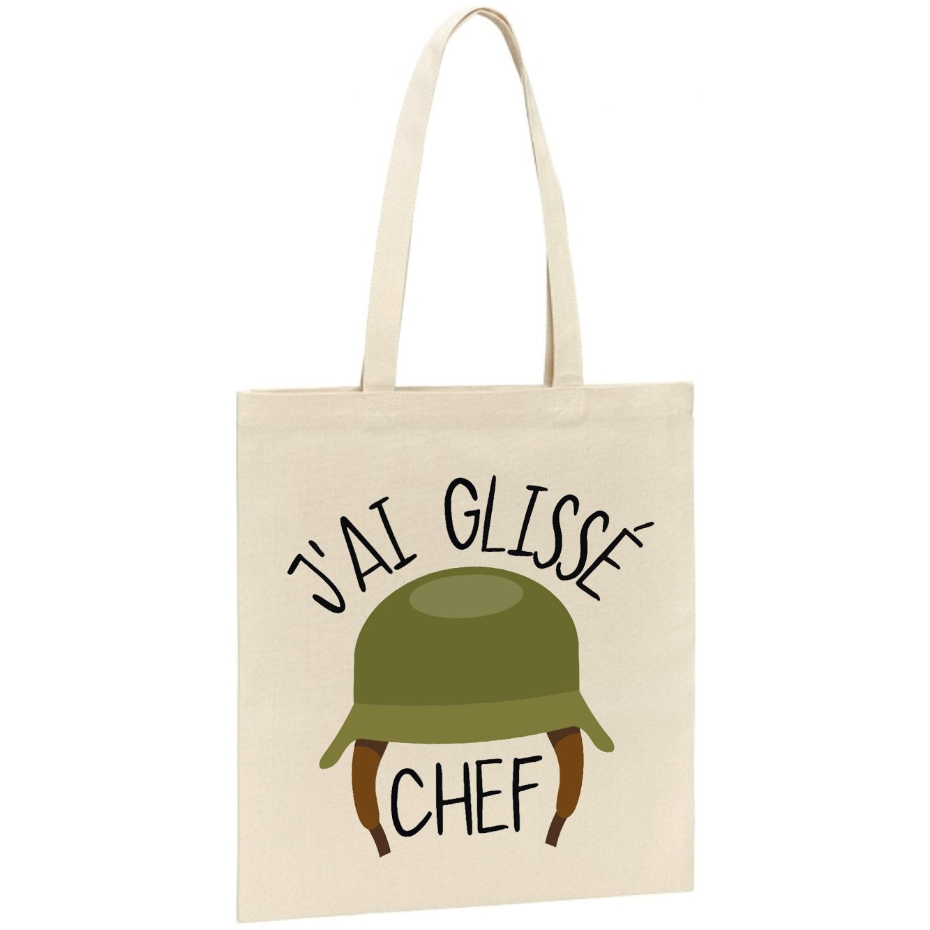 Tote bag J'ai glissé chef