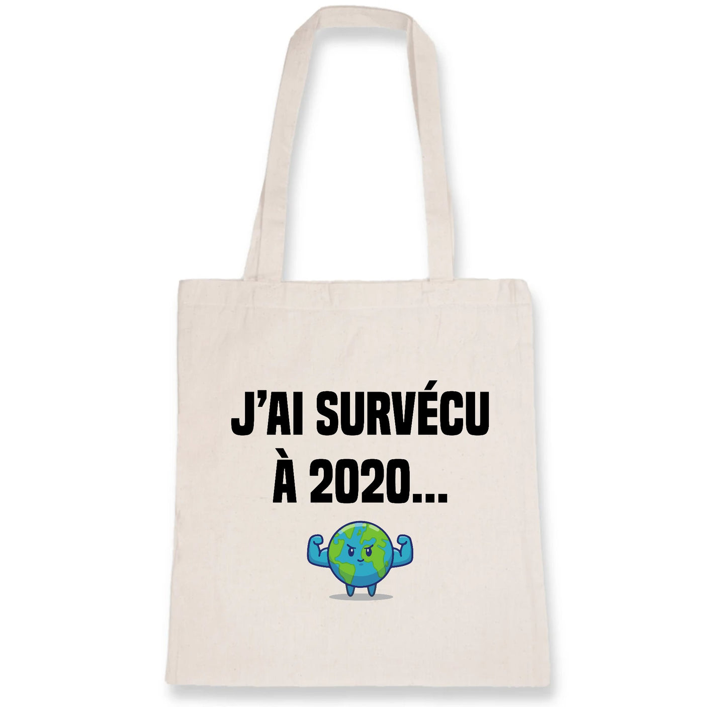 Tote bag J'ai survécu à 2020
