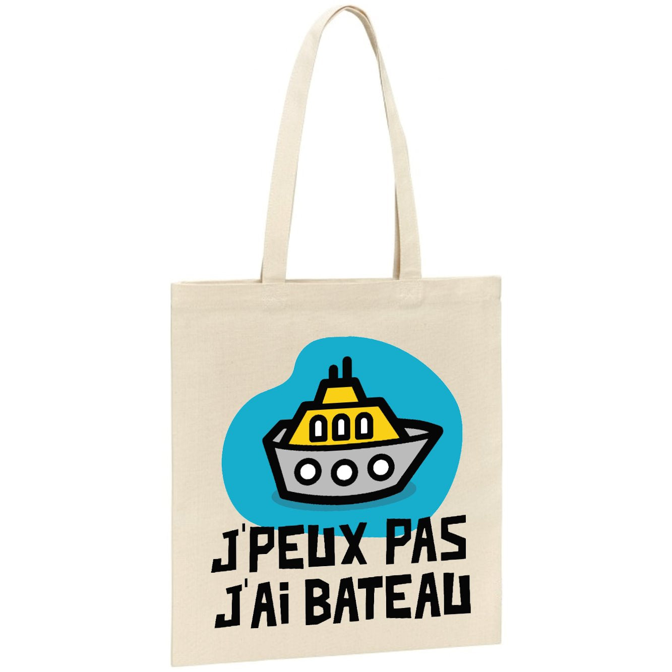 Tote bag J'peux pas j'ai bateau