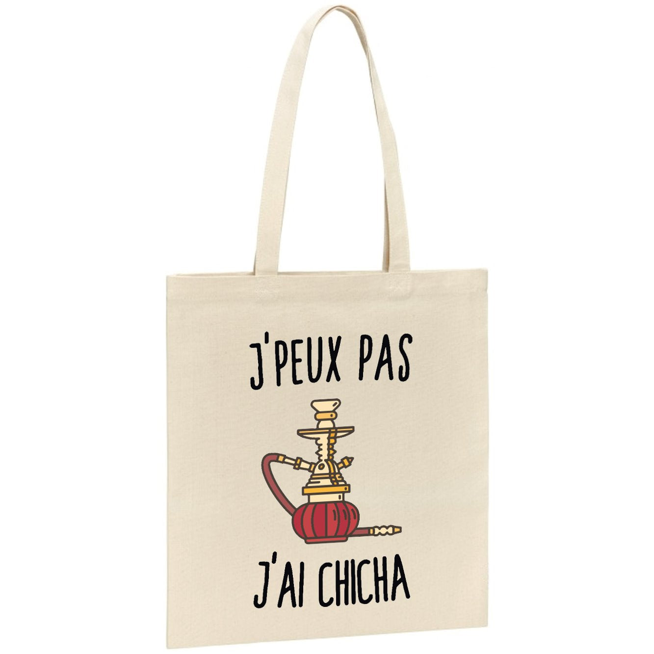 Tote bag J'peux pas j'ai chicha