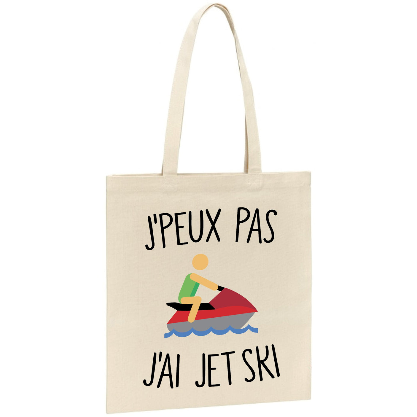 Tote bag J'peux pas j'ai jet ski
