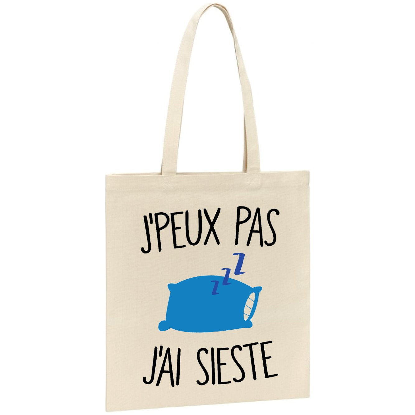 Tote bag J'peux pas j'ai sieste