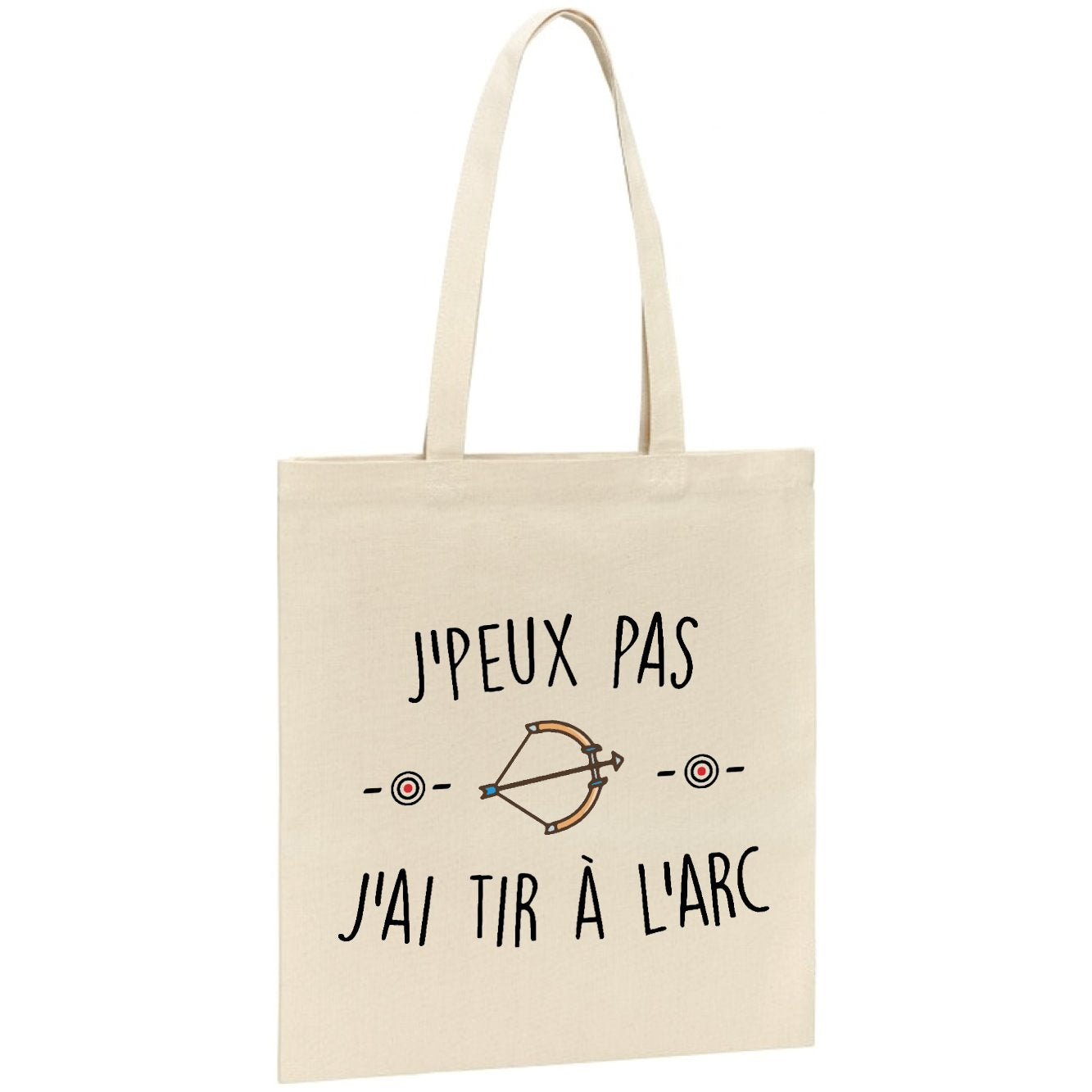 Tote bag J'peux pas j'ai tir à l'arc