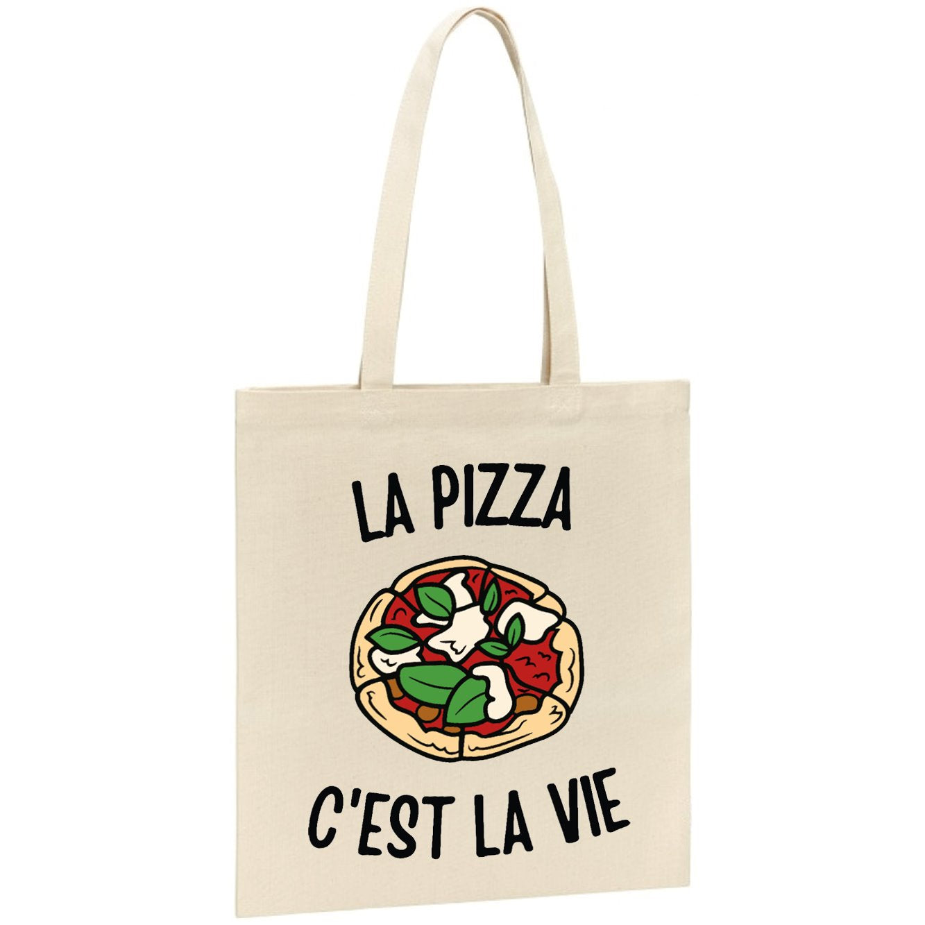 Tote bag La pizza c'est la vie