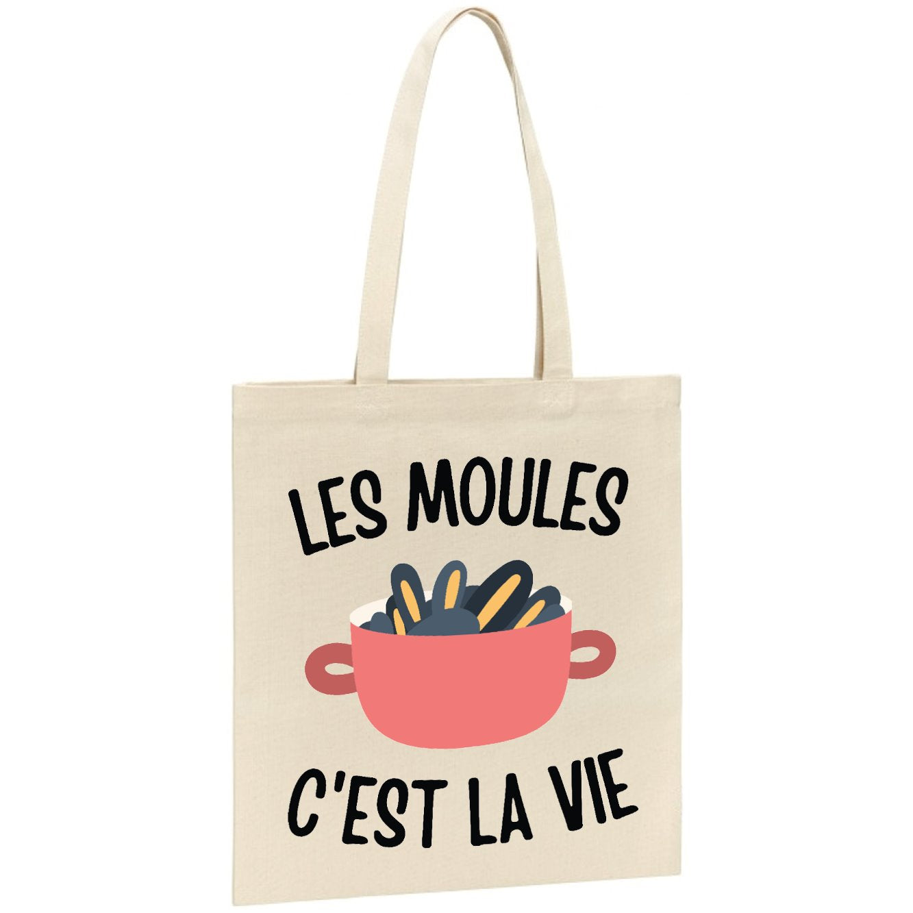 Tote bag Les moules c'est la vie