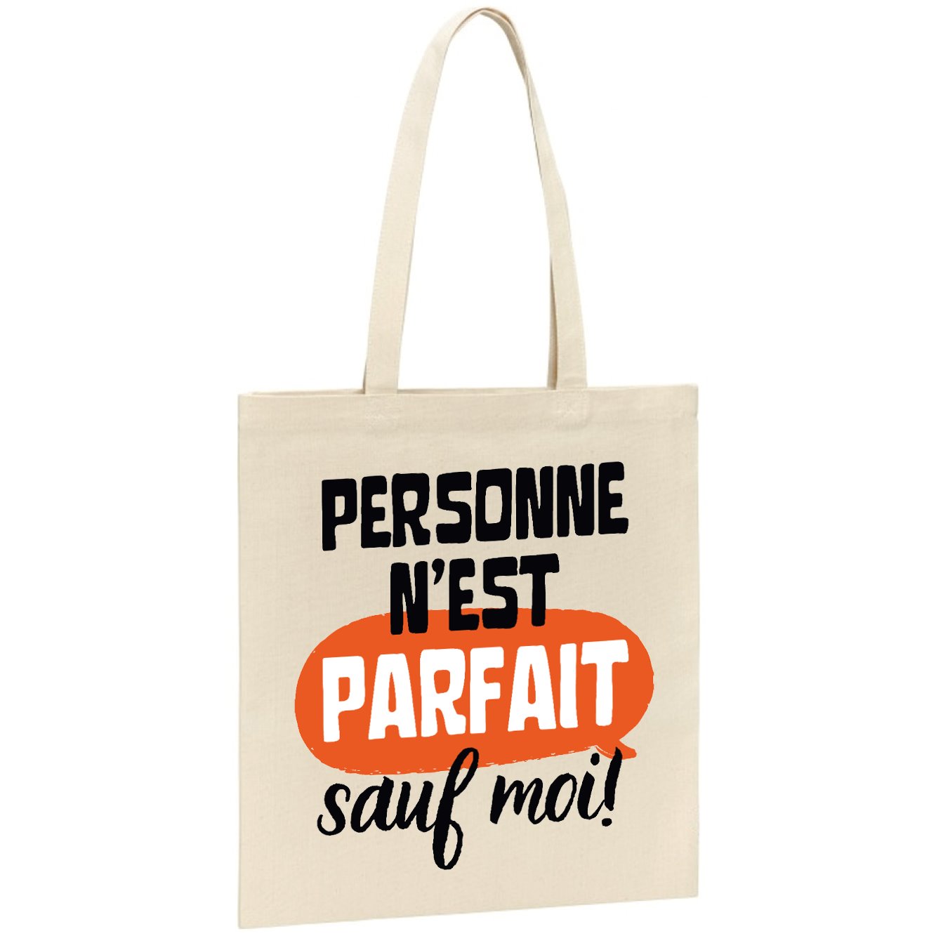Tote bag Personne n'est parfait