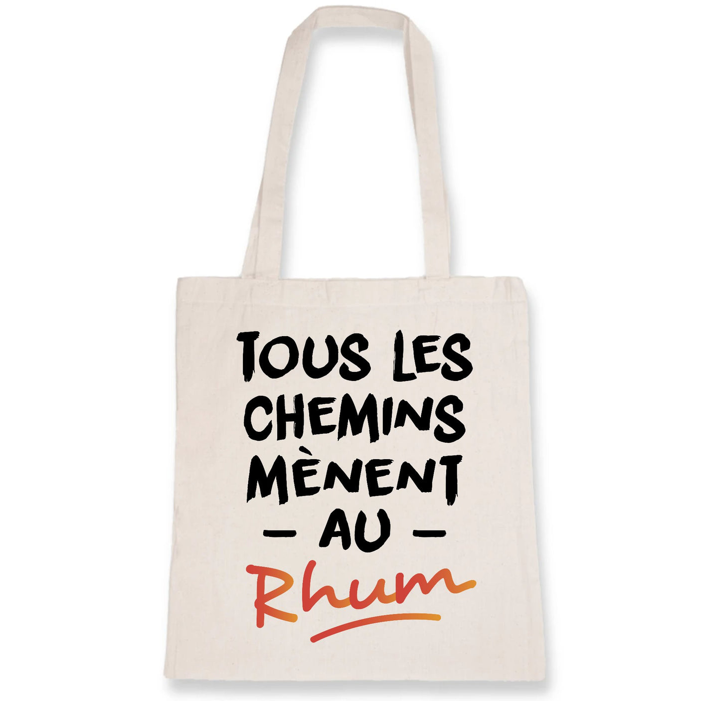 Tote bag Tous les chemins mènent au Rhum