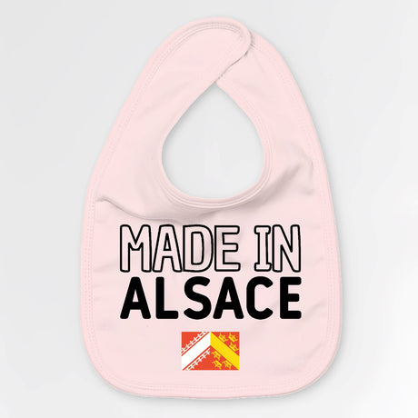 Bavoir Bébé Made in Alsace Rose