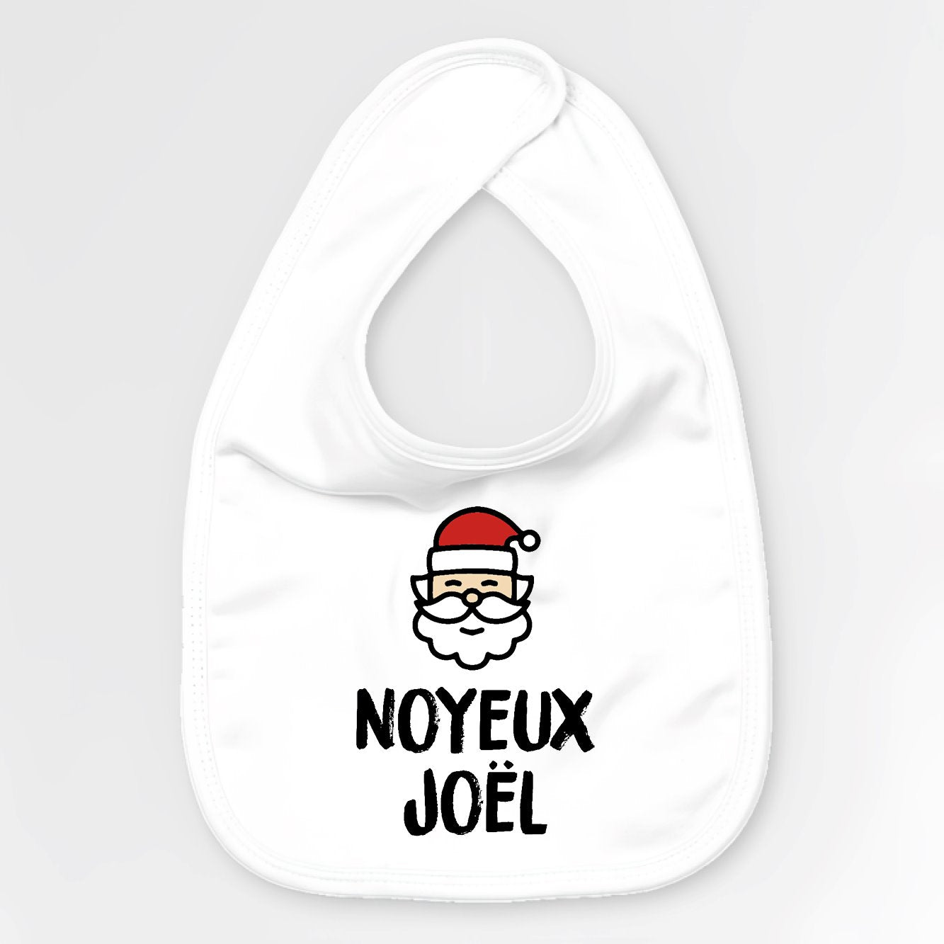 Bavoir Bébé Noyeux Joël Blanc