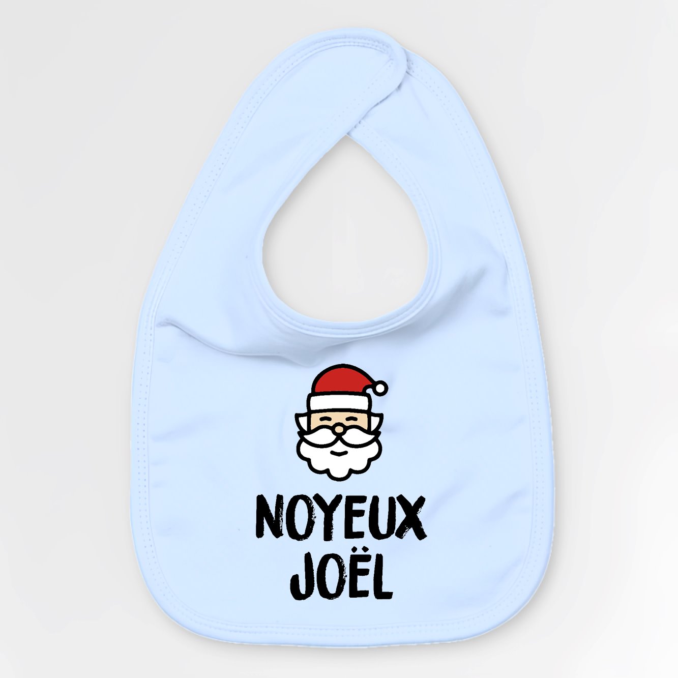 Bavoir Bébé Noyeux Joël Bleu