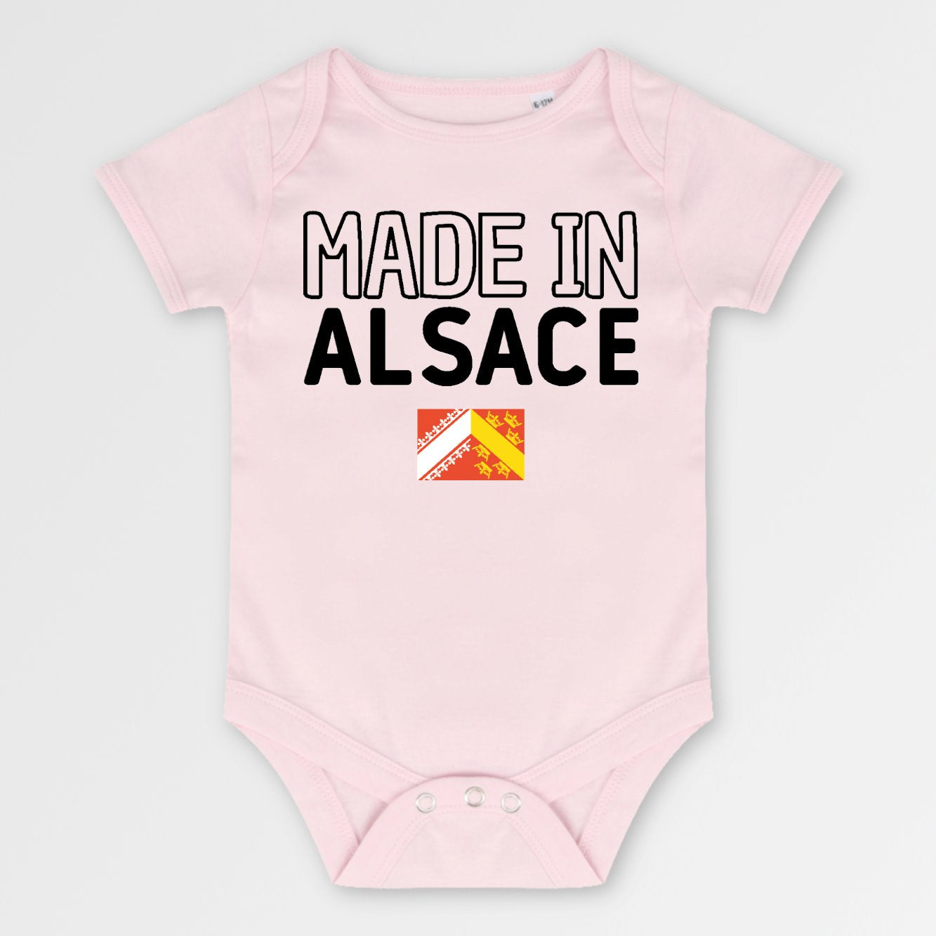 Body Bébé Made in Alsace Rose